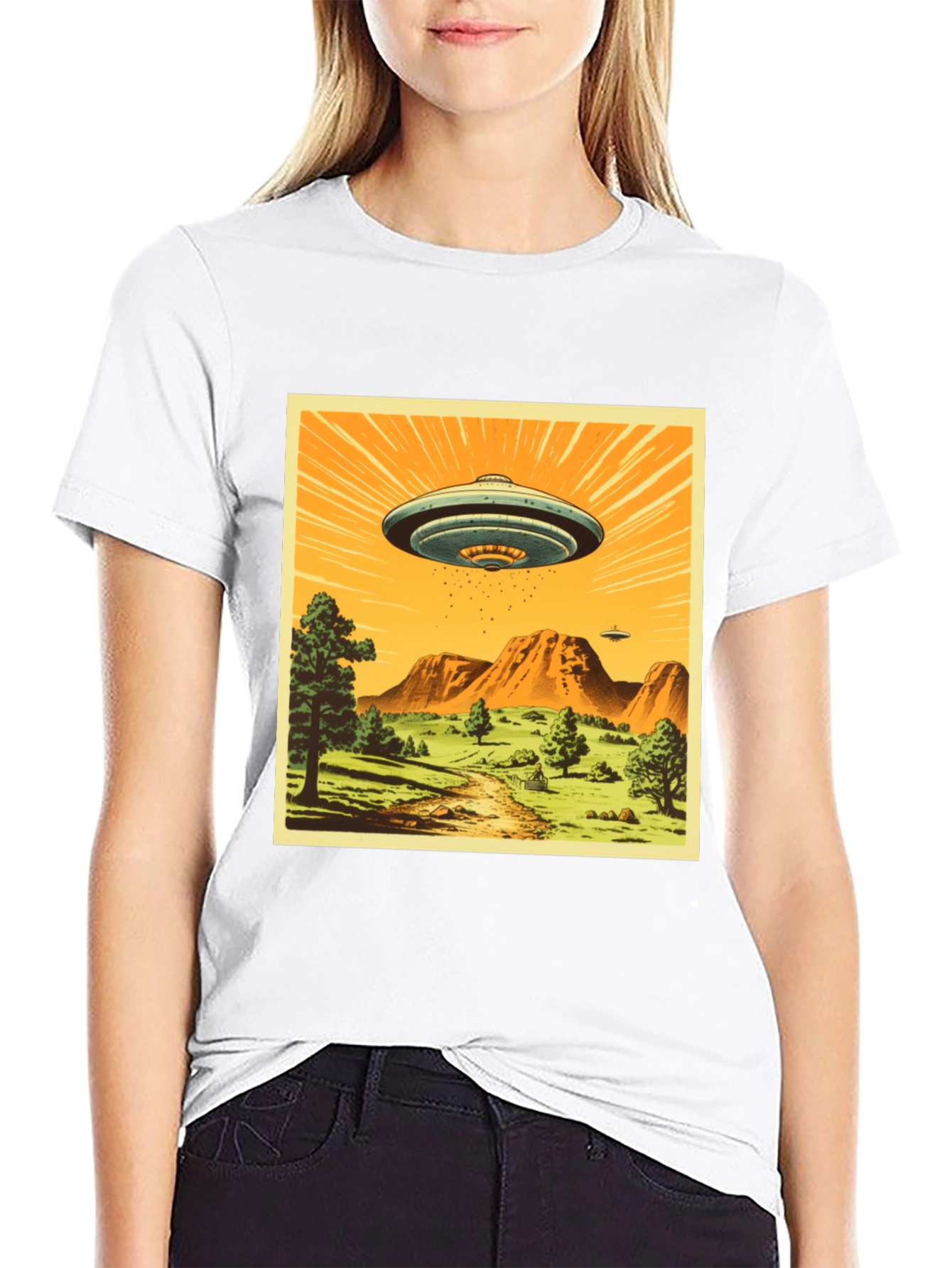 Camiseta OVNI Retro - Diseño Único