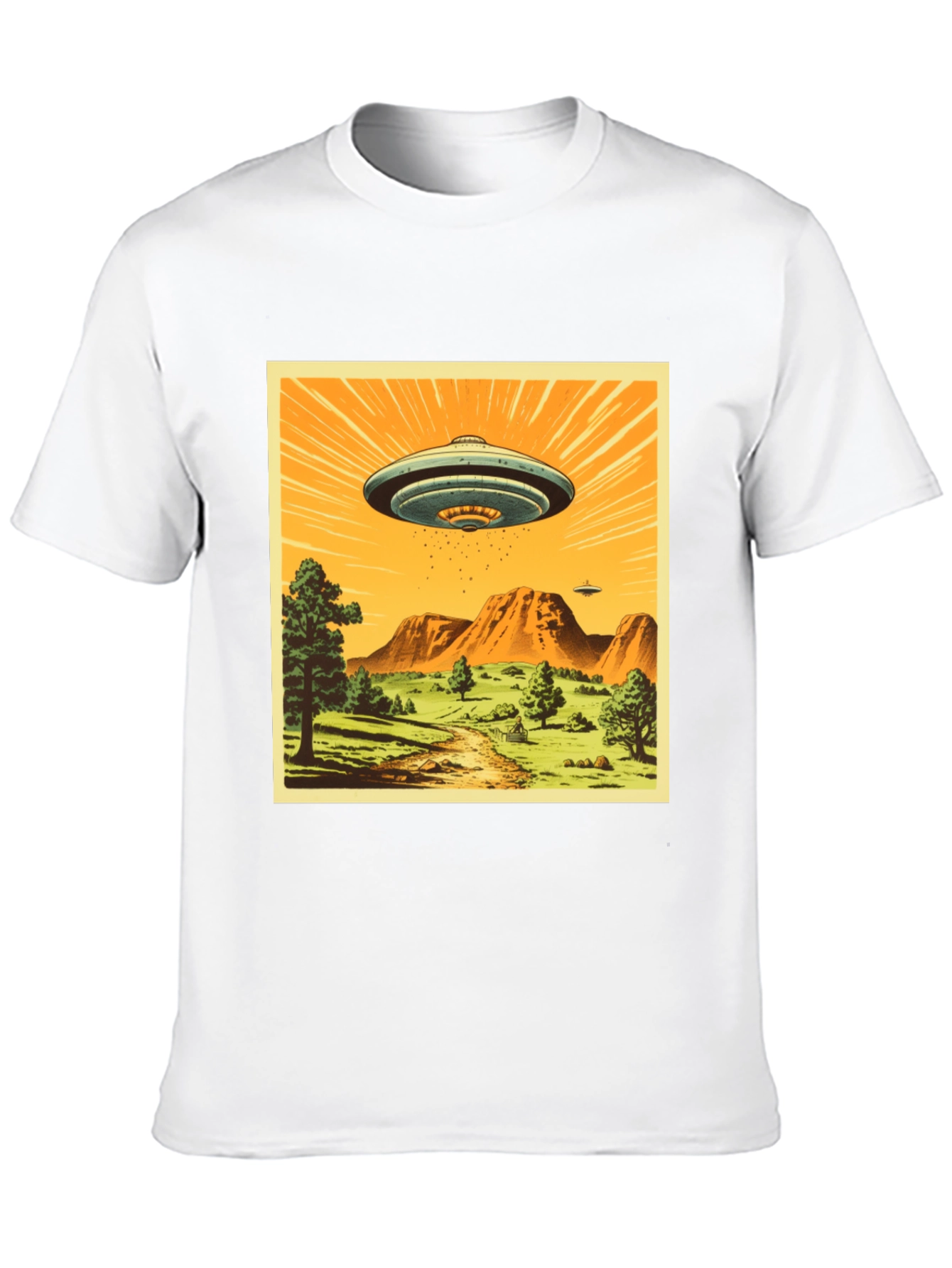Camiseta OVNI Retro - Diseño Único