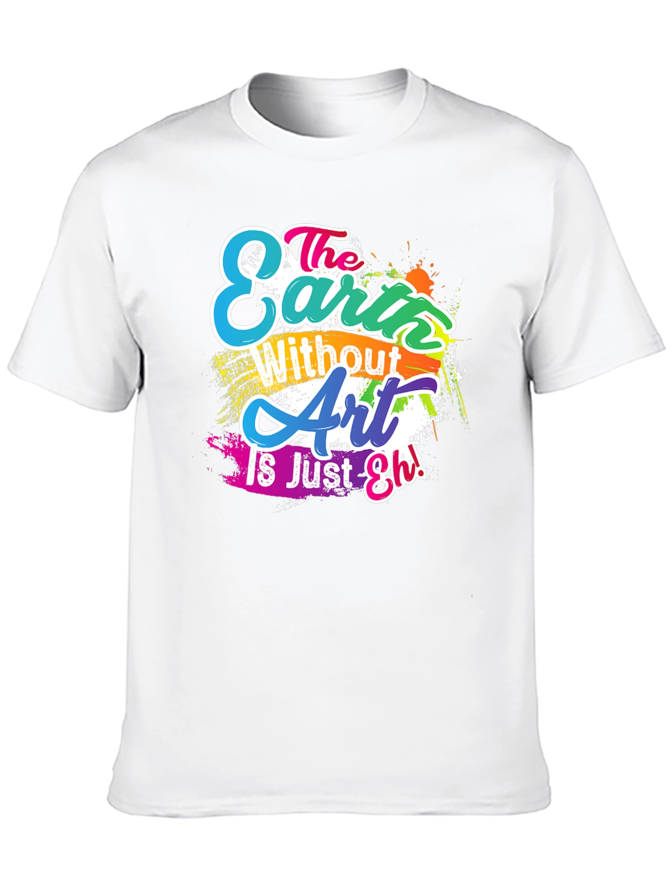 Camiseta Negra con Diseño Artístico Inspirador