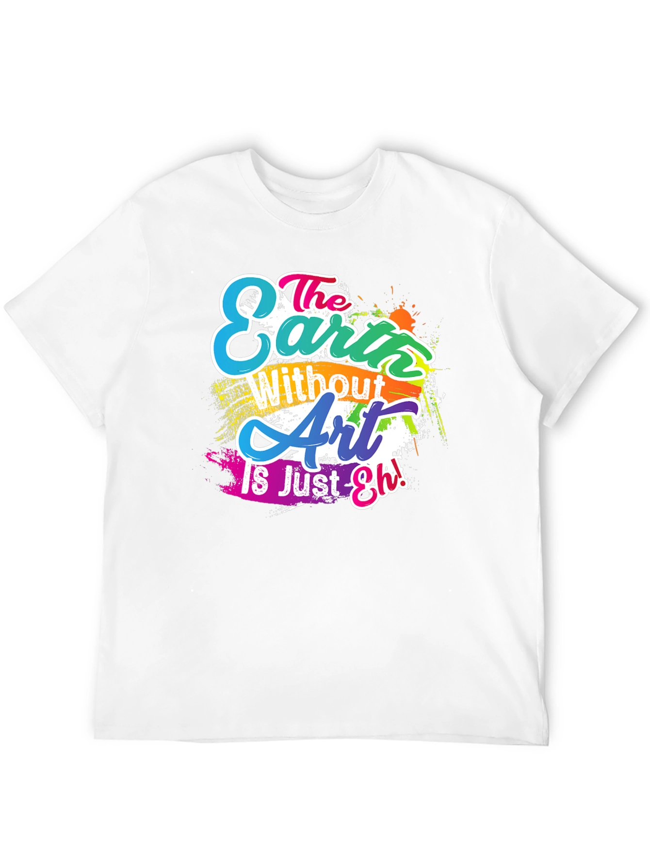 Camiseta Negra con Diseño Artístico Inspirador