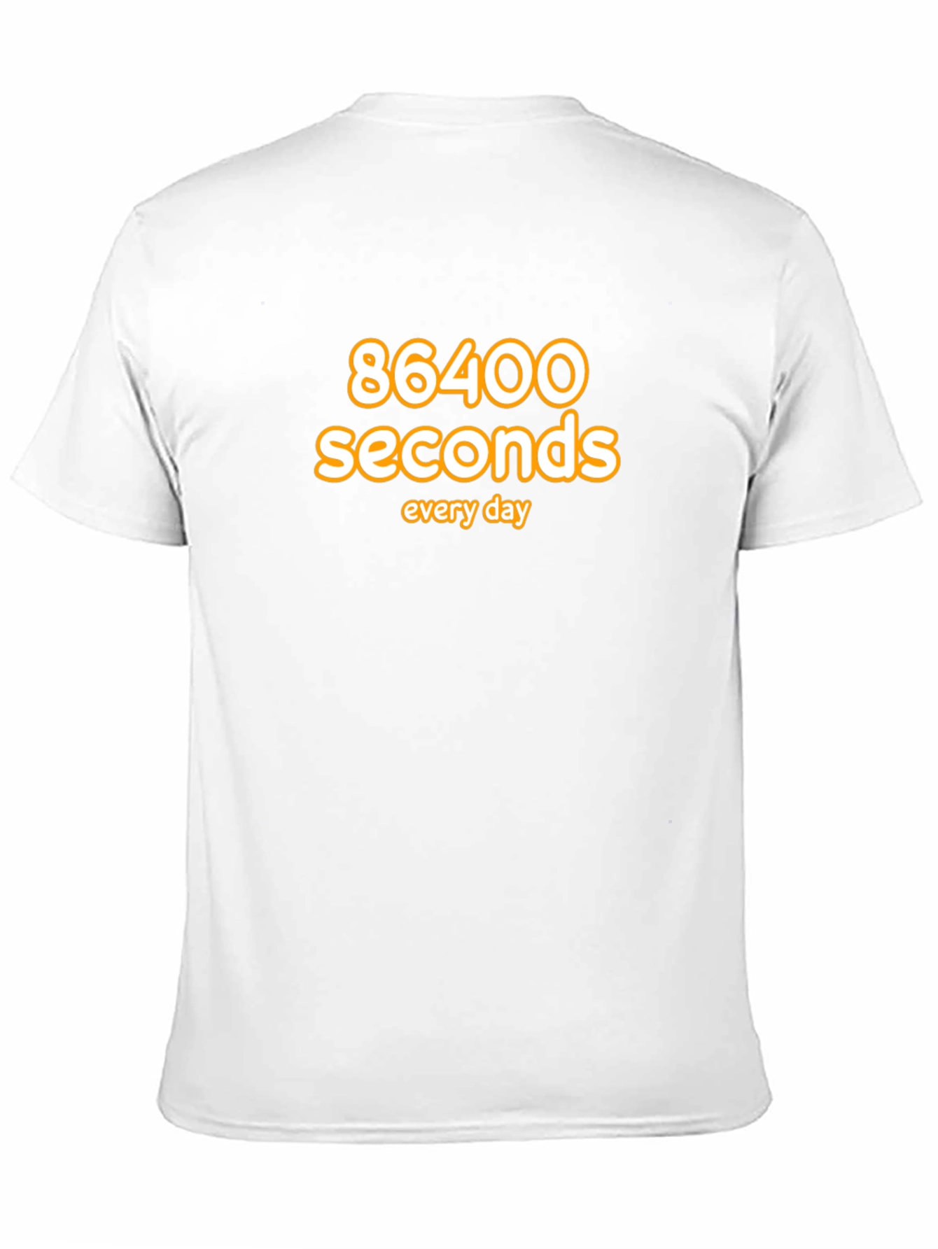Camiseta Negra: 86400 Segundos al Día