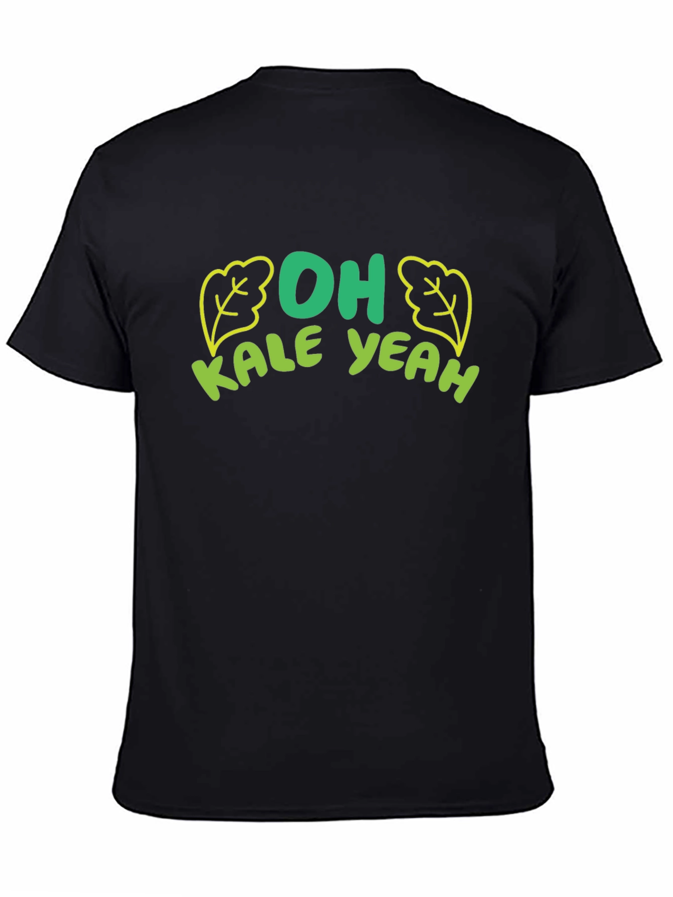 Camiseta Negra Hombre - Oh Kale Yeah