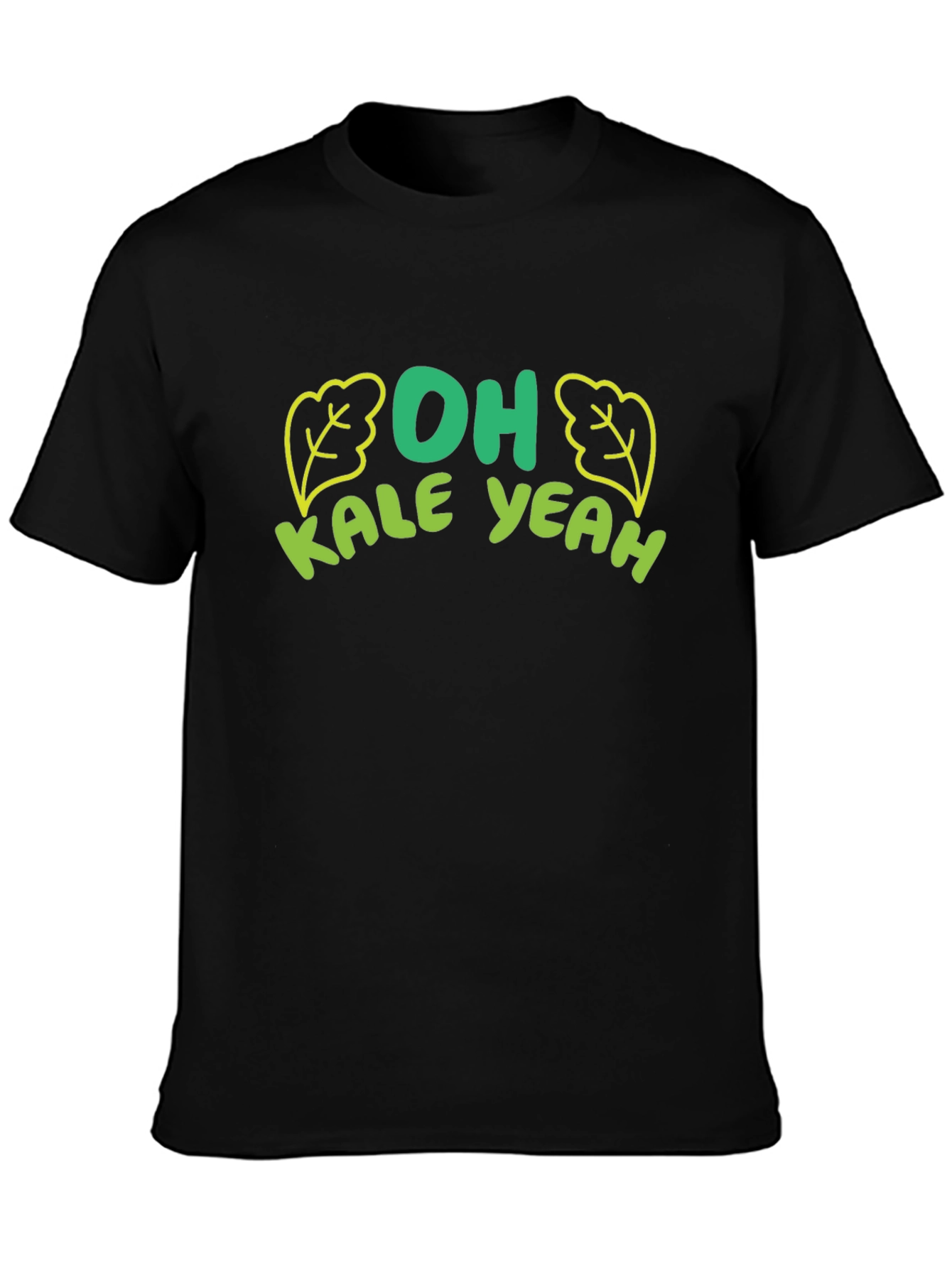 Camiseta Negra Hombre - Oh Kale Yeah
