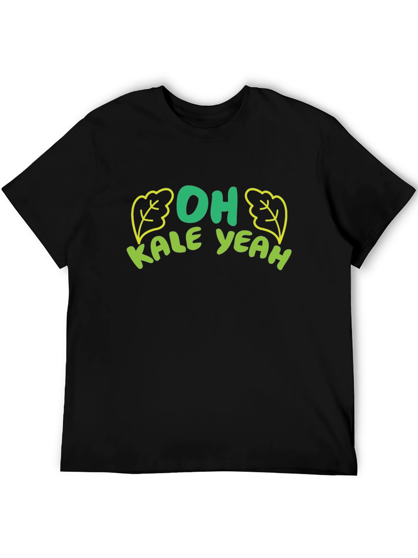 Camiseta Negra Hombre - Oh Kale Yeah