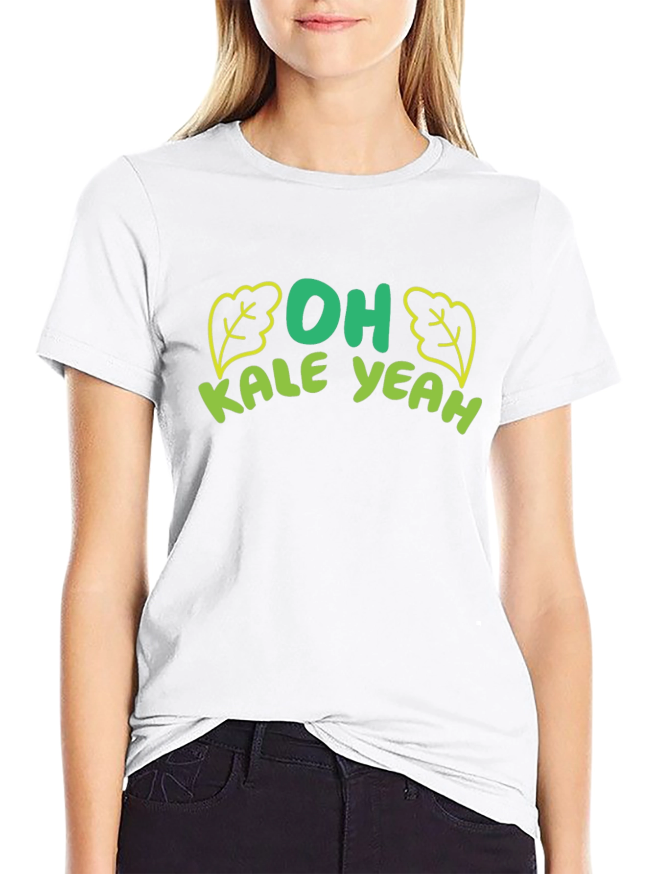 Camiseta Negra Hombre - Oh Kale Yeah
