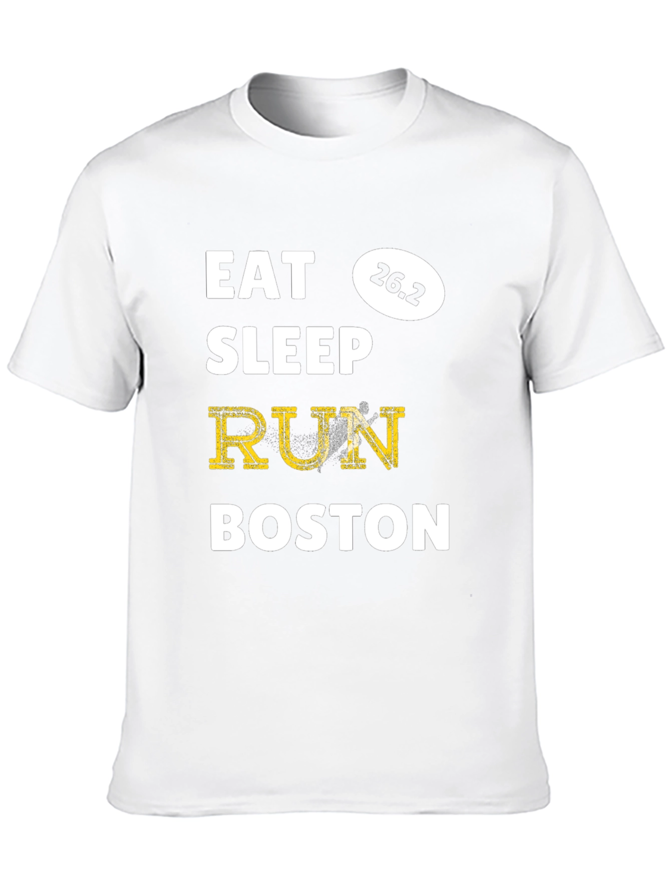 Camiseta Eat Sleep Run Boston 26.2