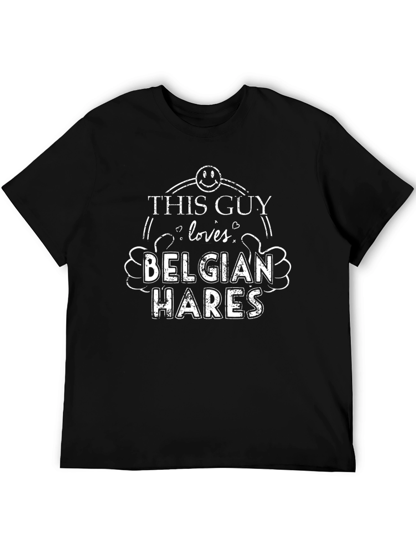 Camiseta Negra: Este Chico Ama Las Liebres Belgas