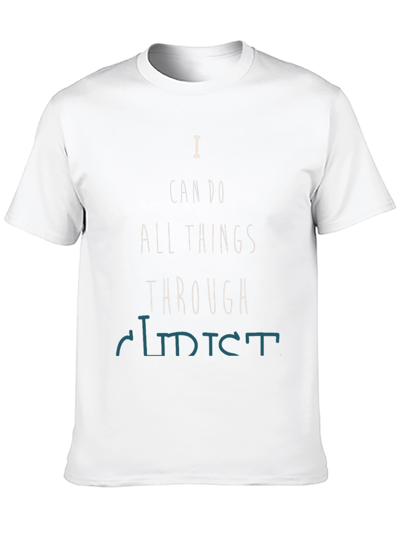 Camiseta Negra Motivacional: Todo Lo Puedo