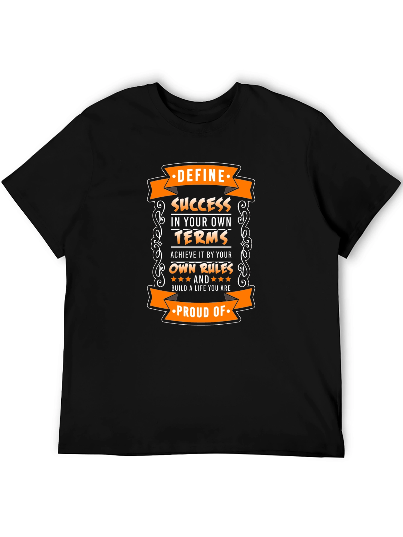 Camiseta Negra Motivacional: Define tu Éxito