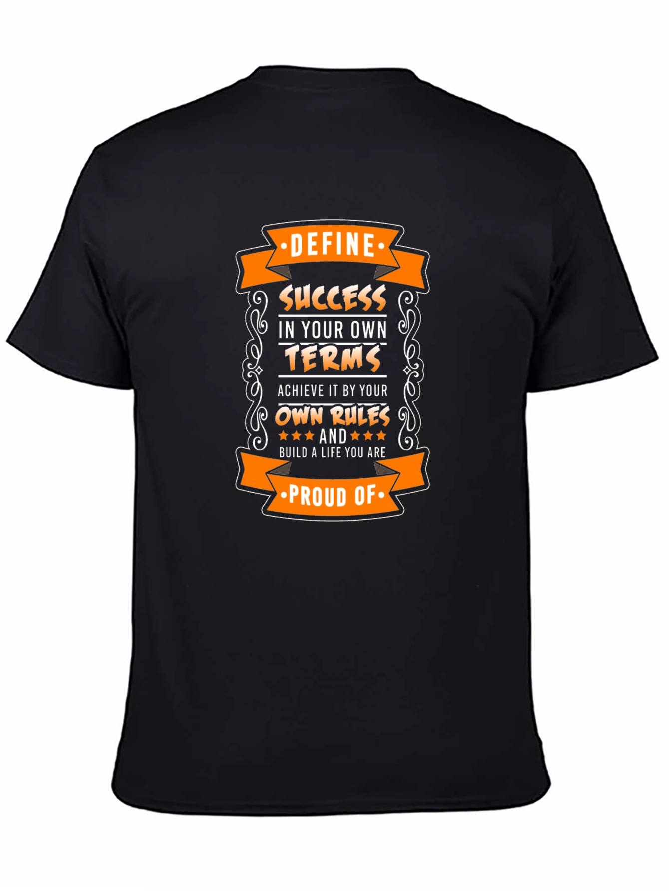 Camiseta Negra Motivacional: Define tu Éxito
