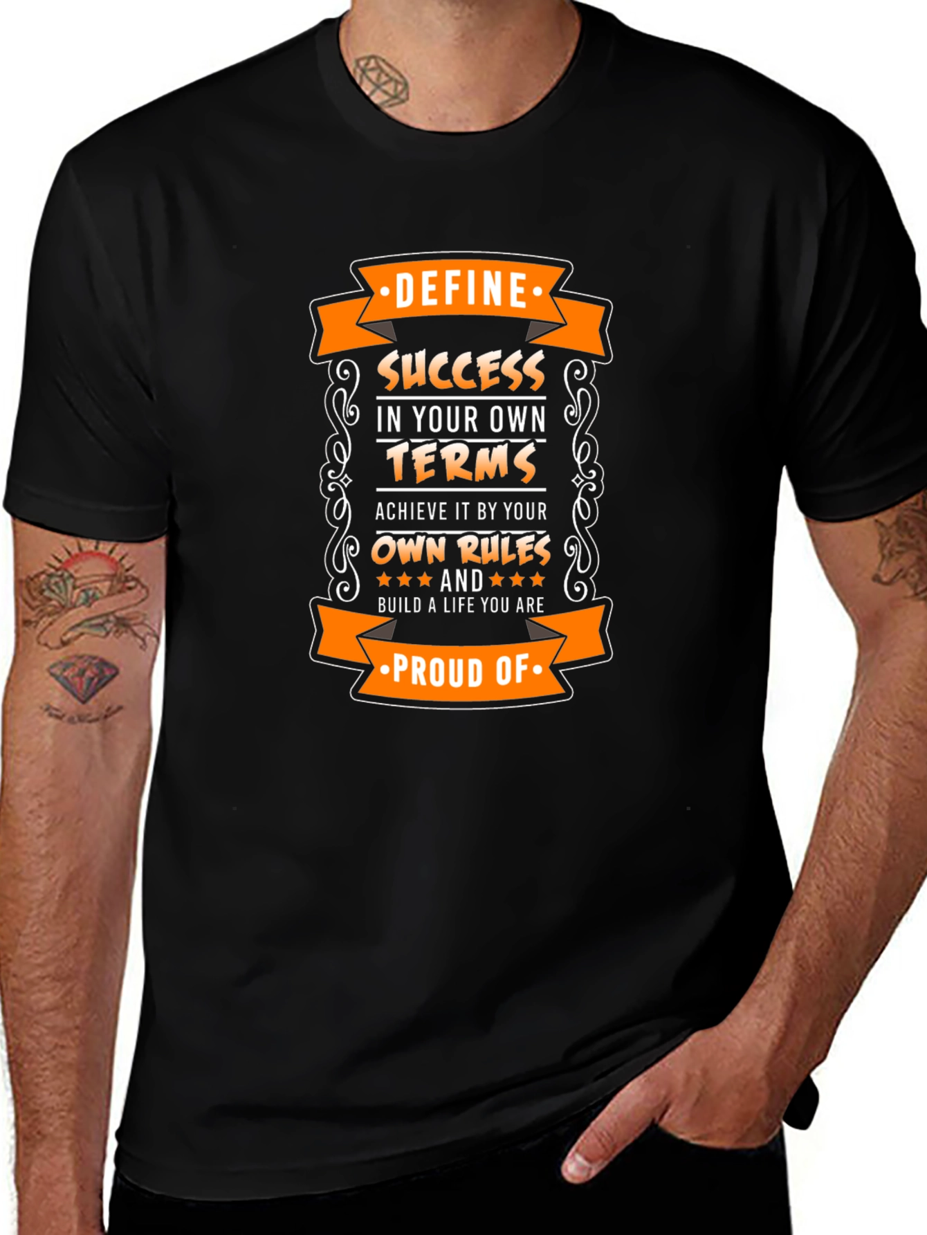 Camiseta Negra Motivacional: Define tu Éxito