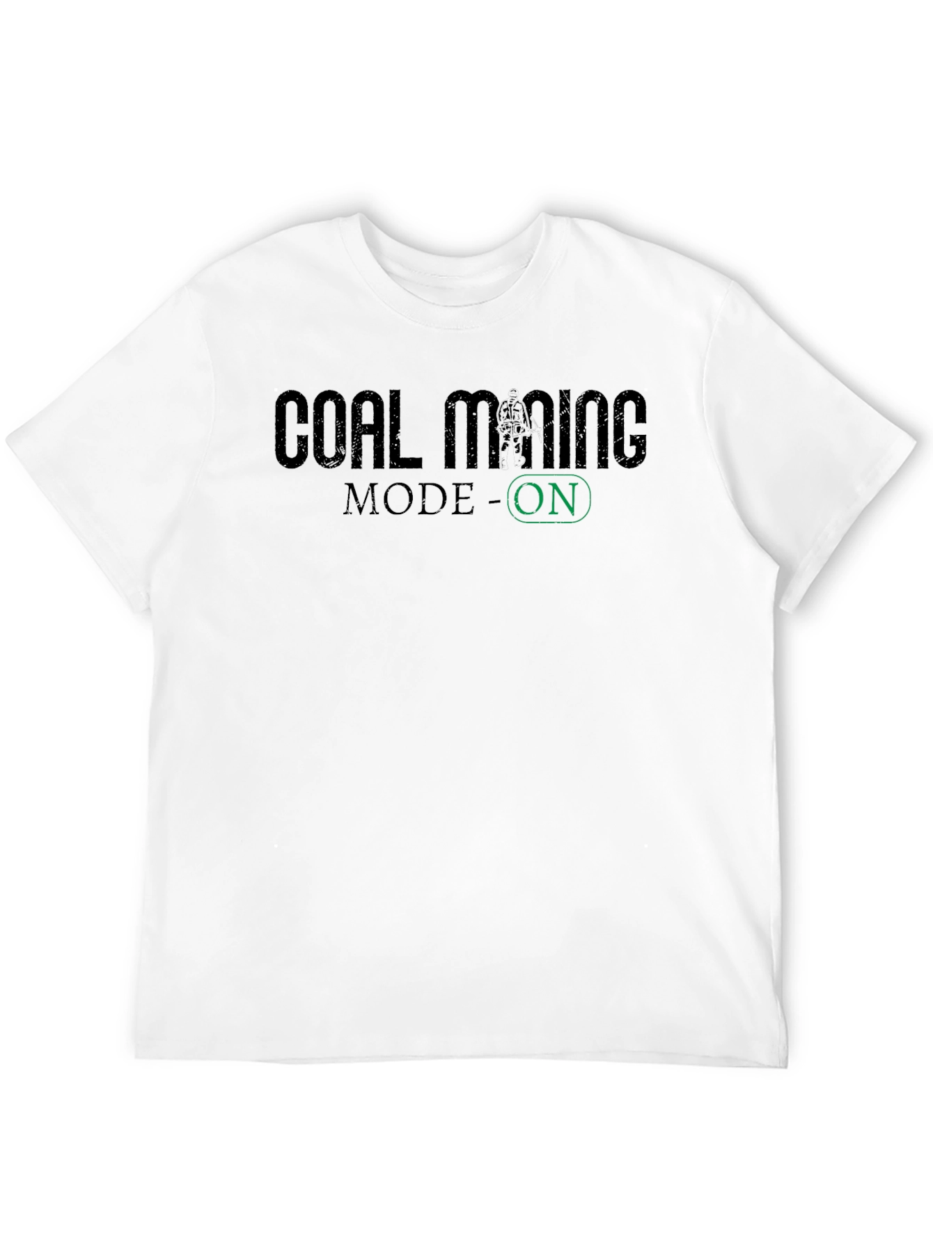 Camiseta Negra Coal Mining Mode On