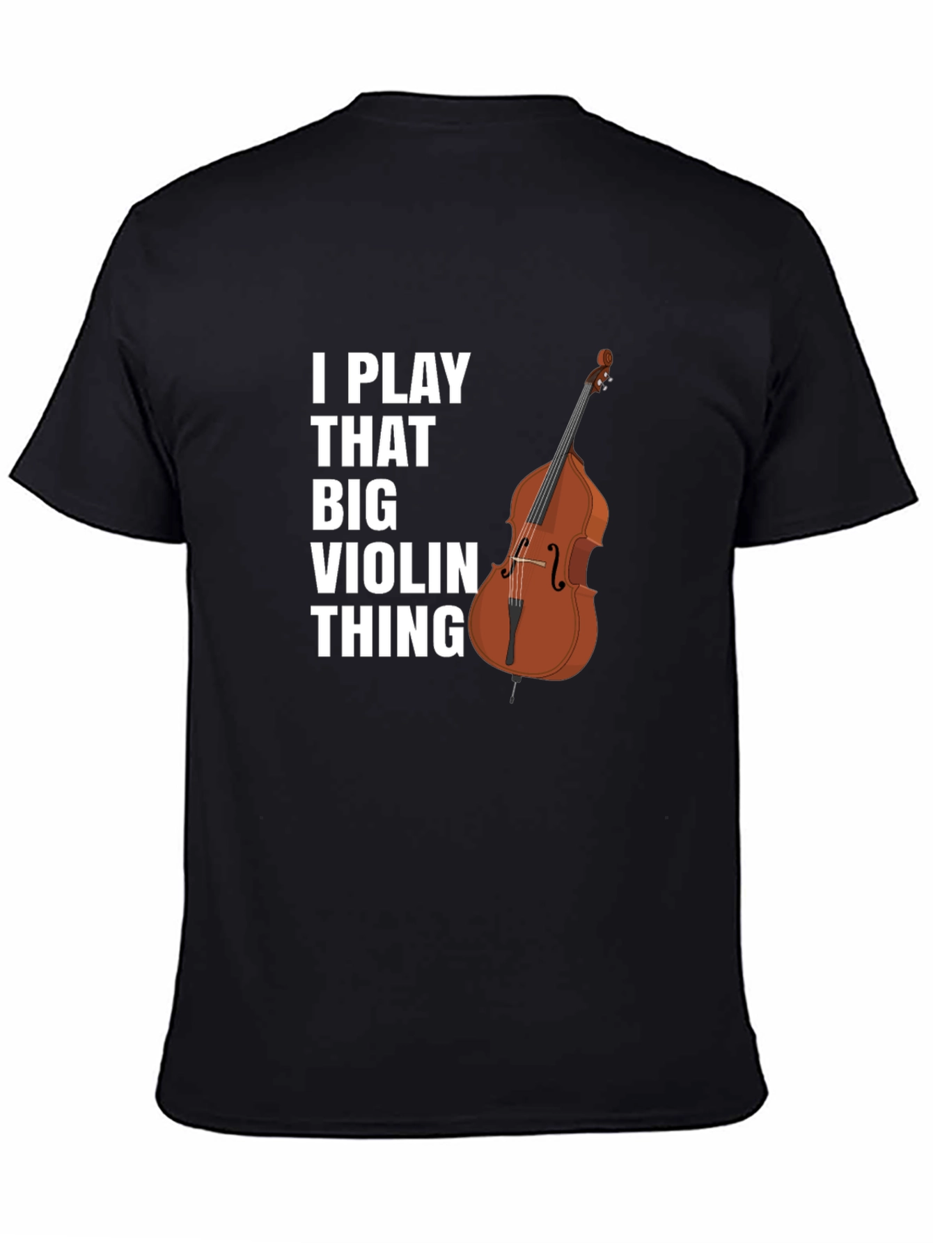 Camiseta Negra: Toco Ese Violín Grande