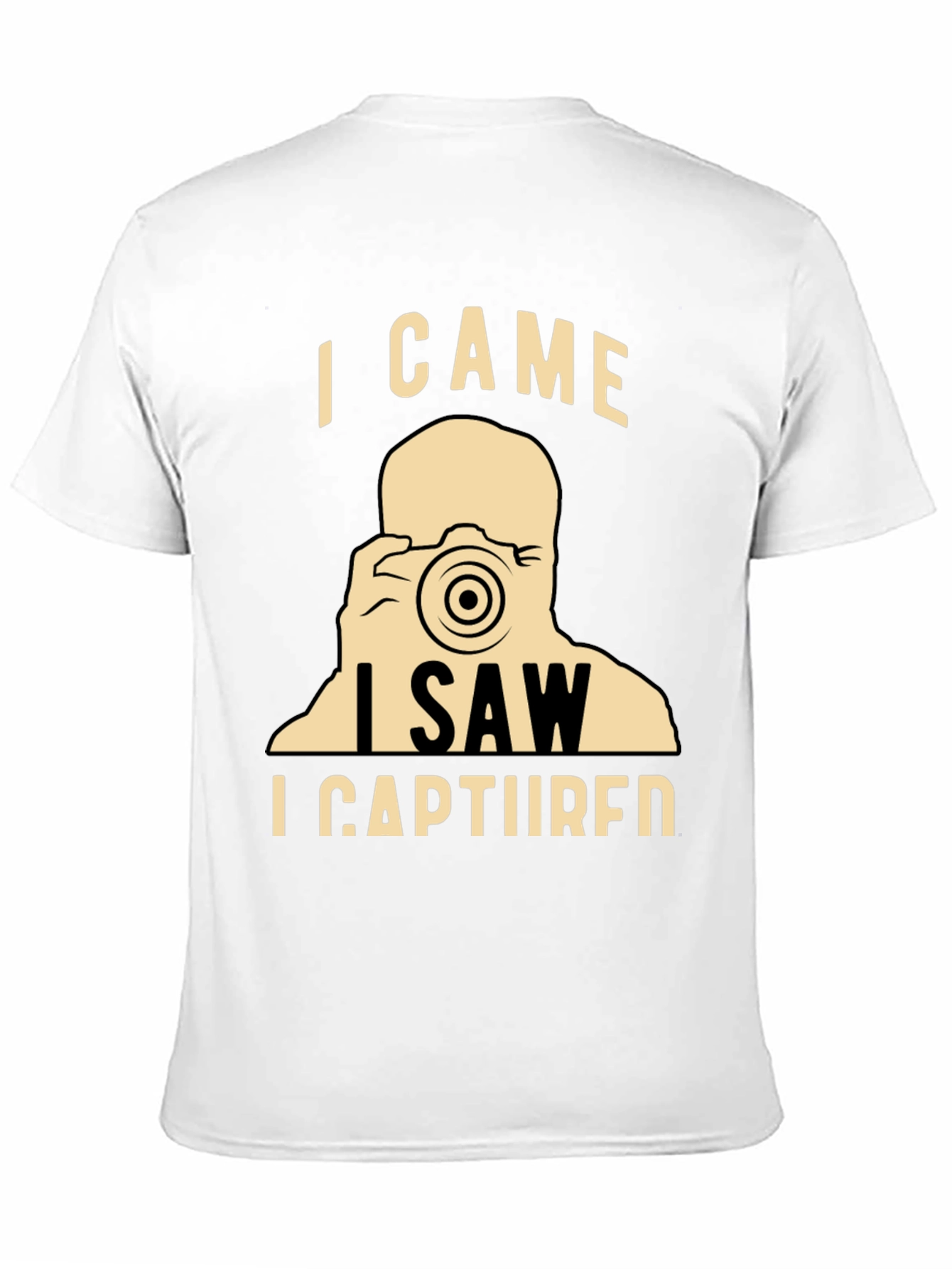 Camiseta Negra Vine Vi Capturé Fotógrafo