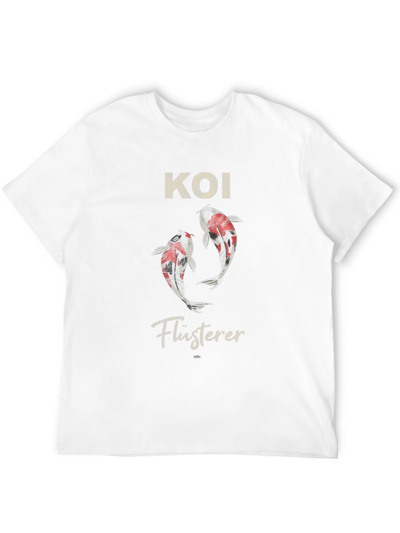 Camiseta Negra con Diseño de Koi