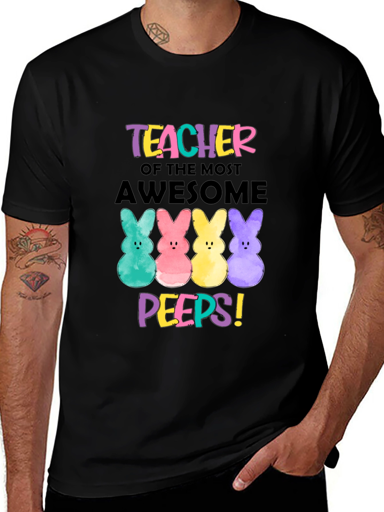 Camiseta Profesor Conejitos de Pascua - ¡Peeps Asombrosos!