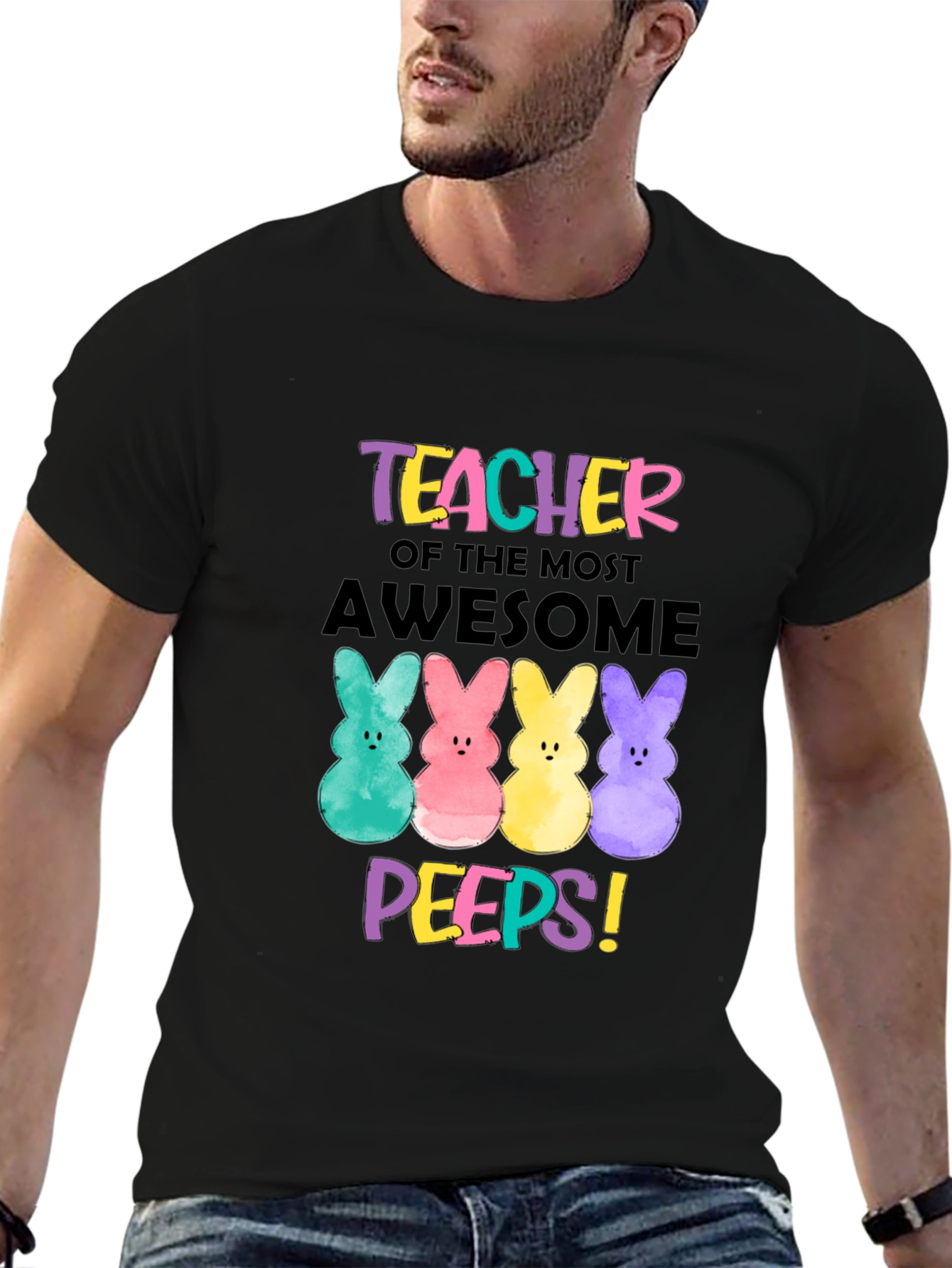 Camiseta Profesor Conejitos de Pascua - ¡Peeps Asombrosos!