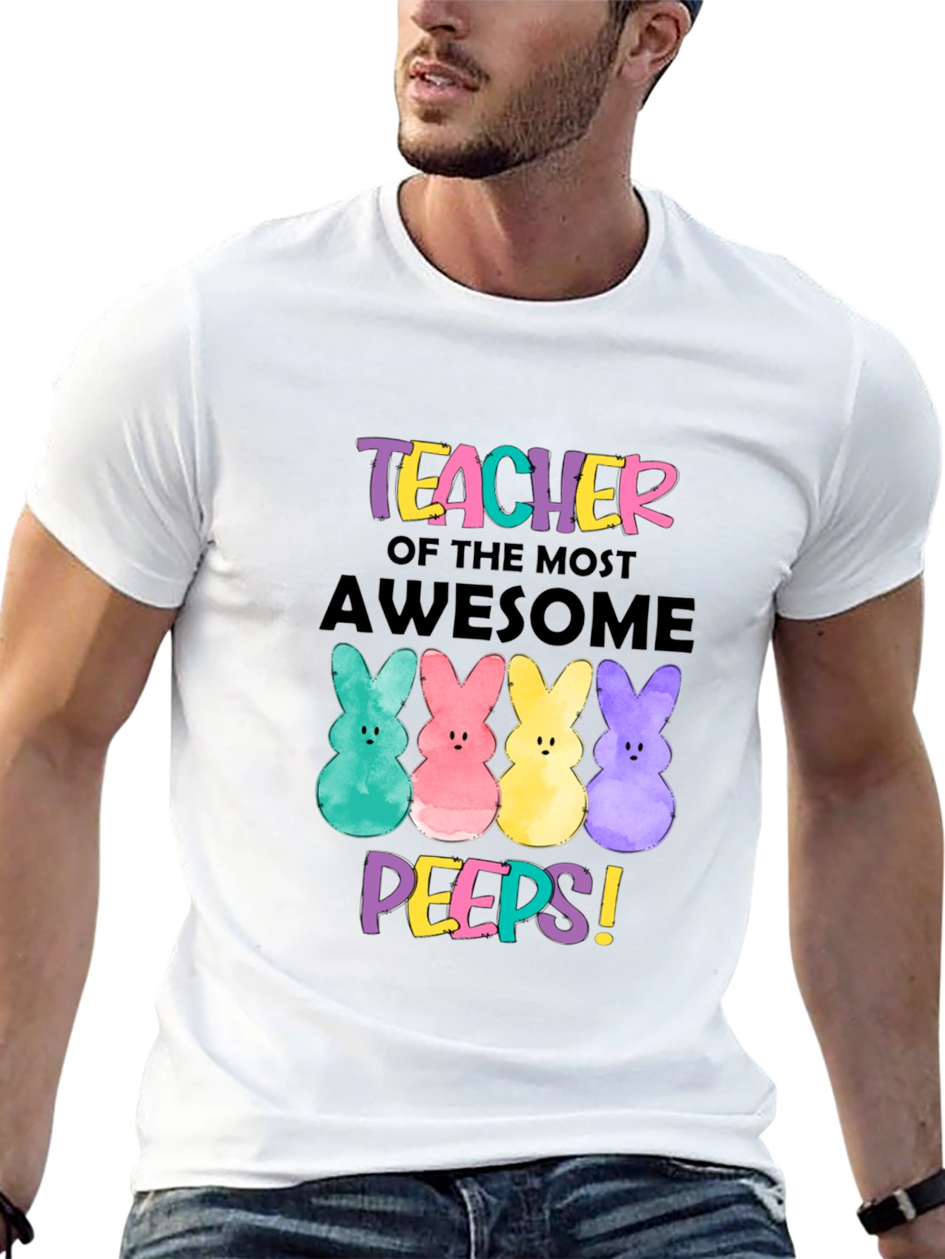 Camiseta Profesor Conejitos de Pascua - ¡Peeps Asombrosos!