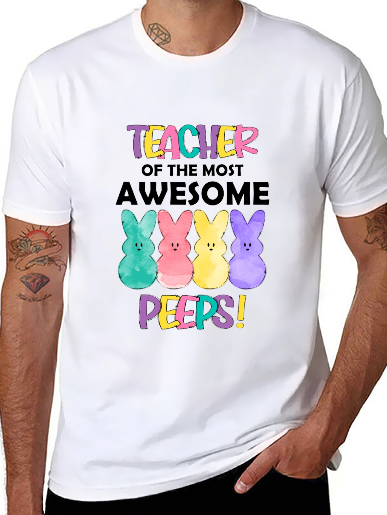 Camiseta Profesor Conejitos de Pascua - ¡Peeps Asombrosos!