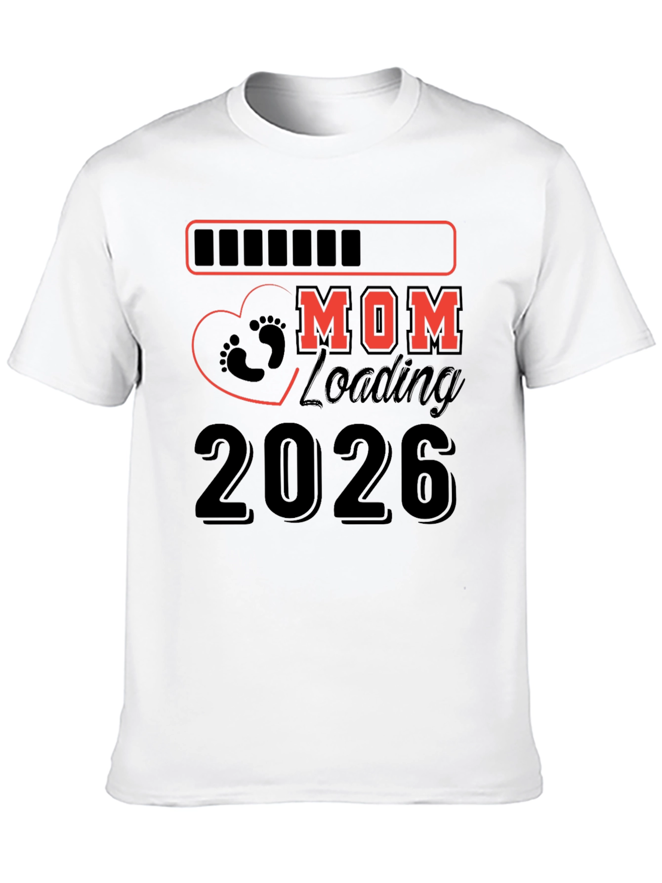 Camiseta Negra Mamá Cargando 2026