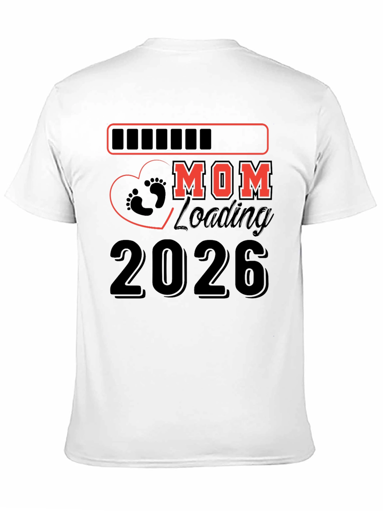 Camiseta Negra Mamá Cargando 2026