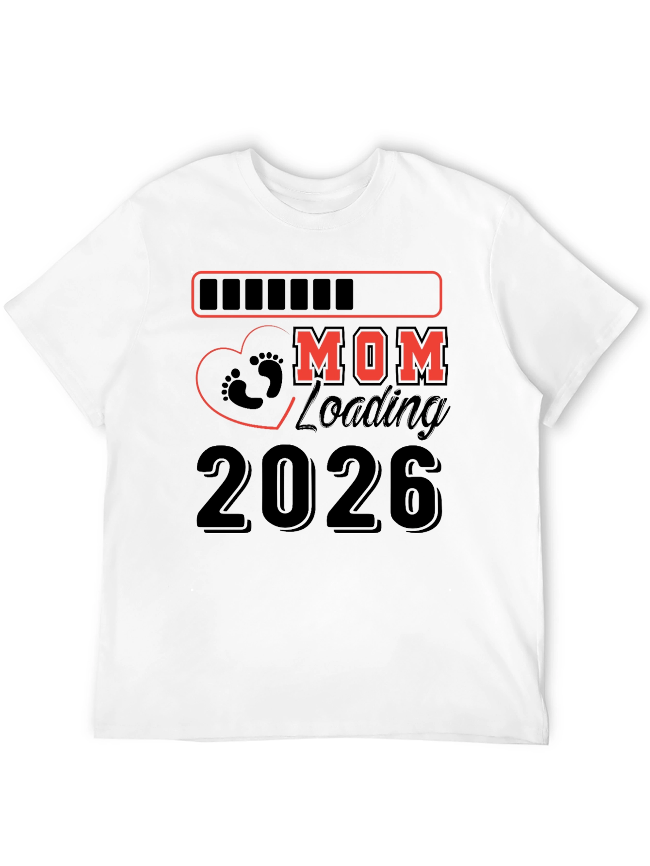 Camiseta Negra Mamá Cargando 2026