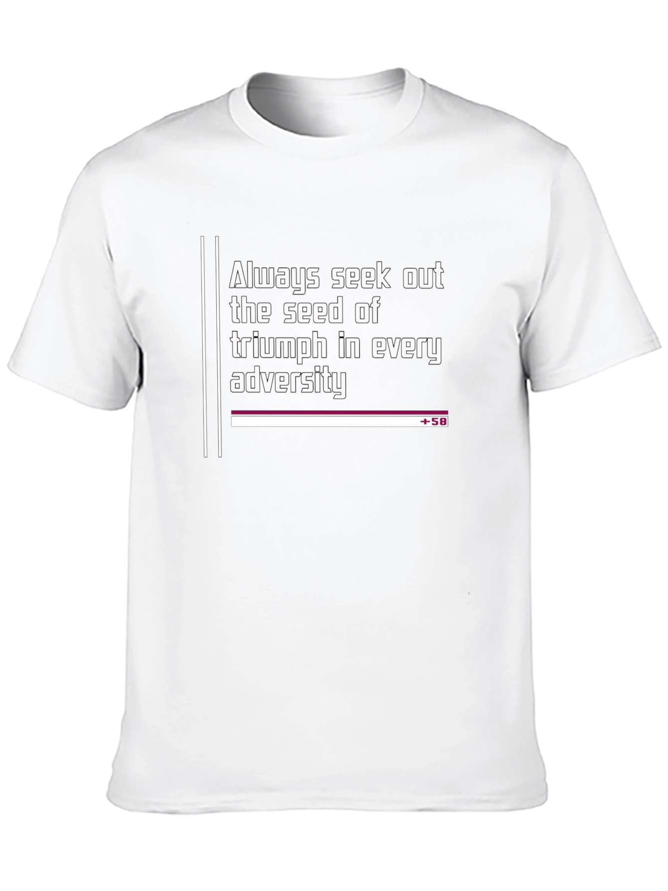 Camiseta Negra: Siempre Busca el Triunfo