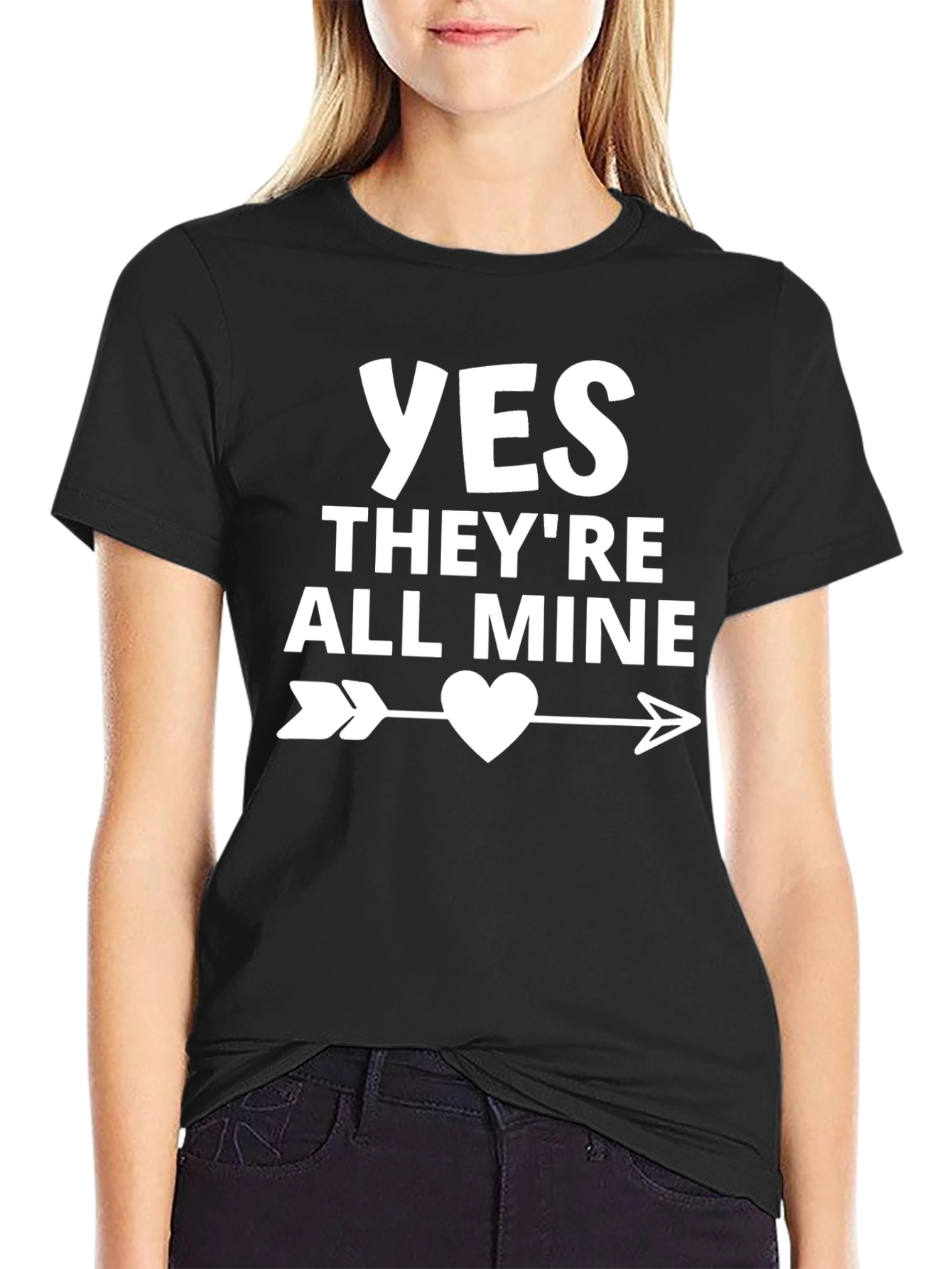 Camiseta Negra: Sí son todos míos