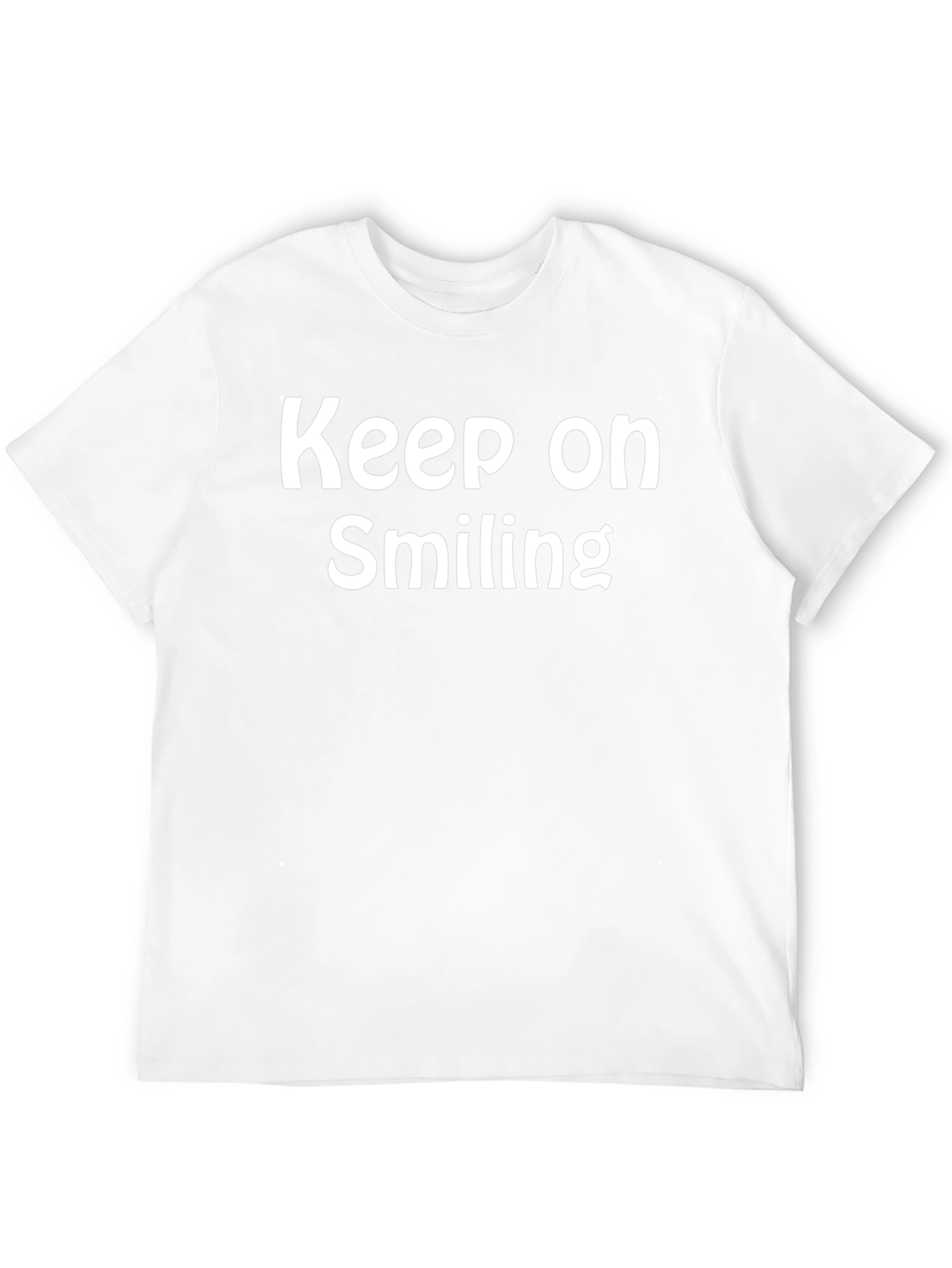 Camiseta Negra: Keep on Smiling