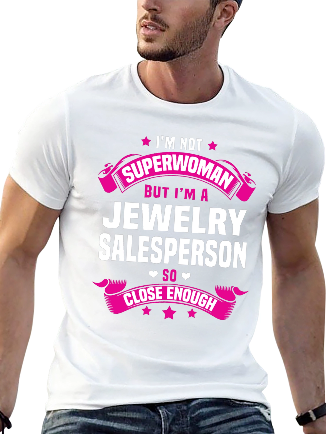 Camiseta Negra - Jewelry Salesperson