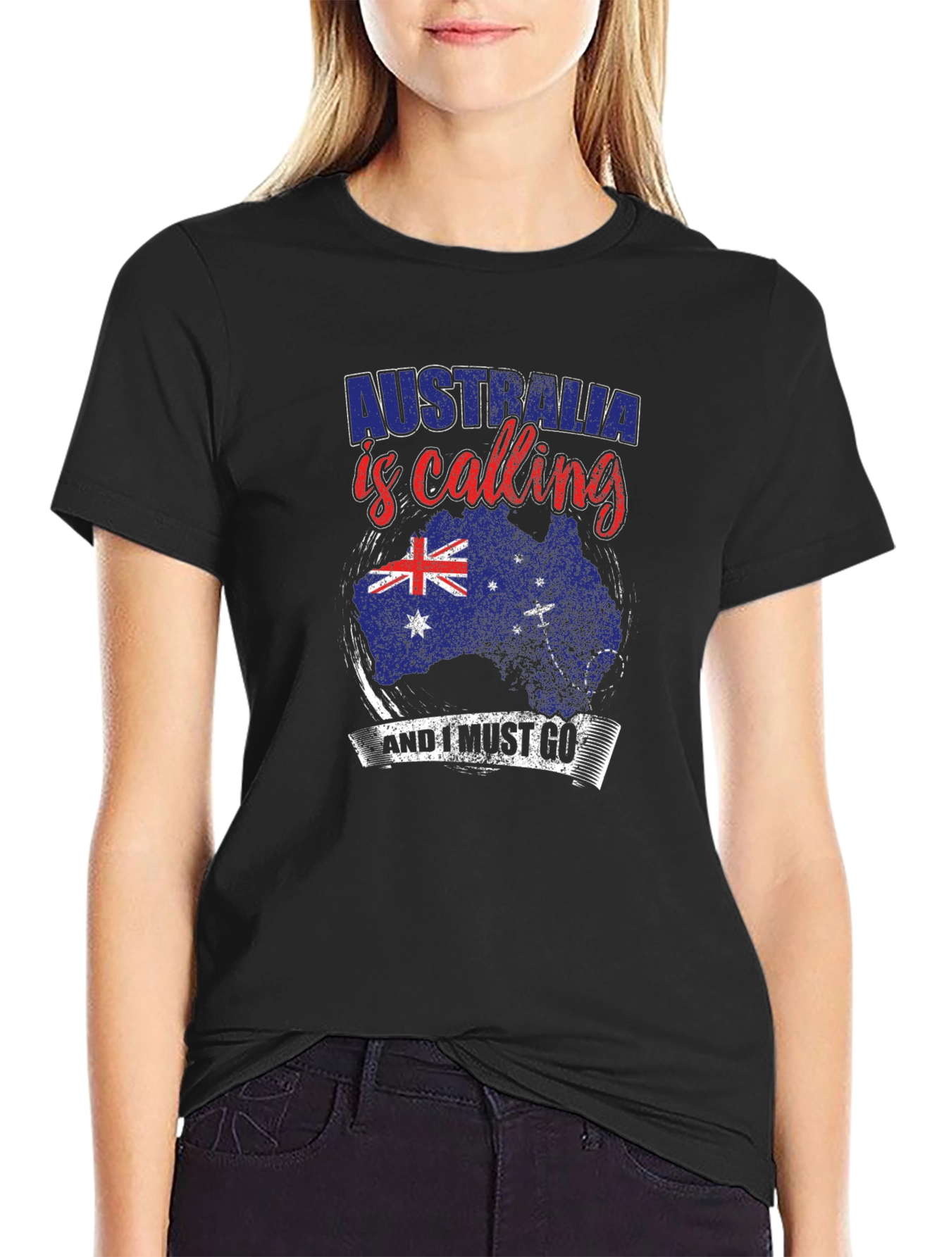 Camiseta Negra Australia is Calling