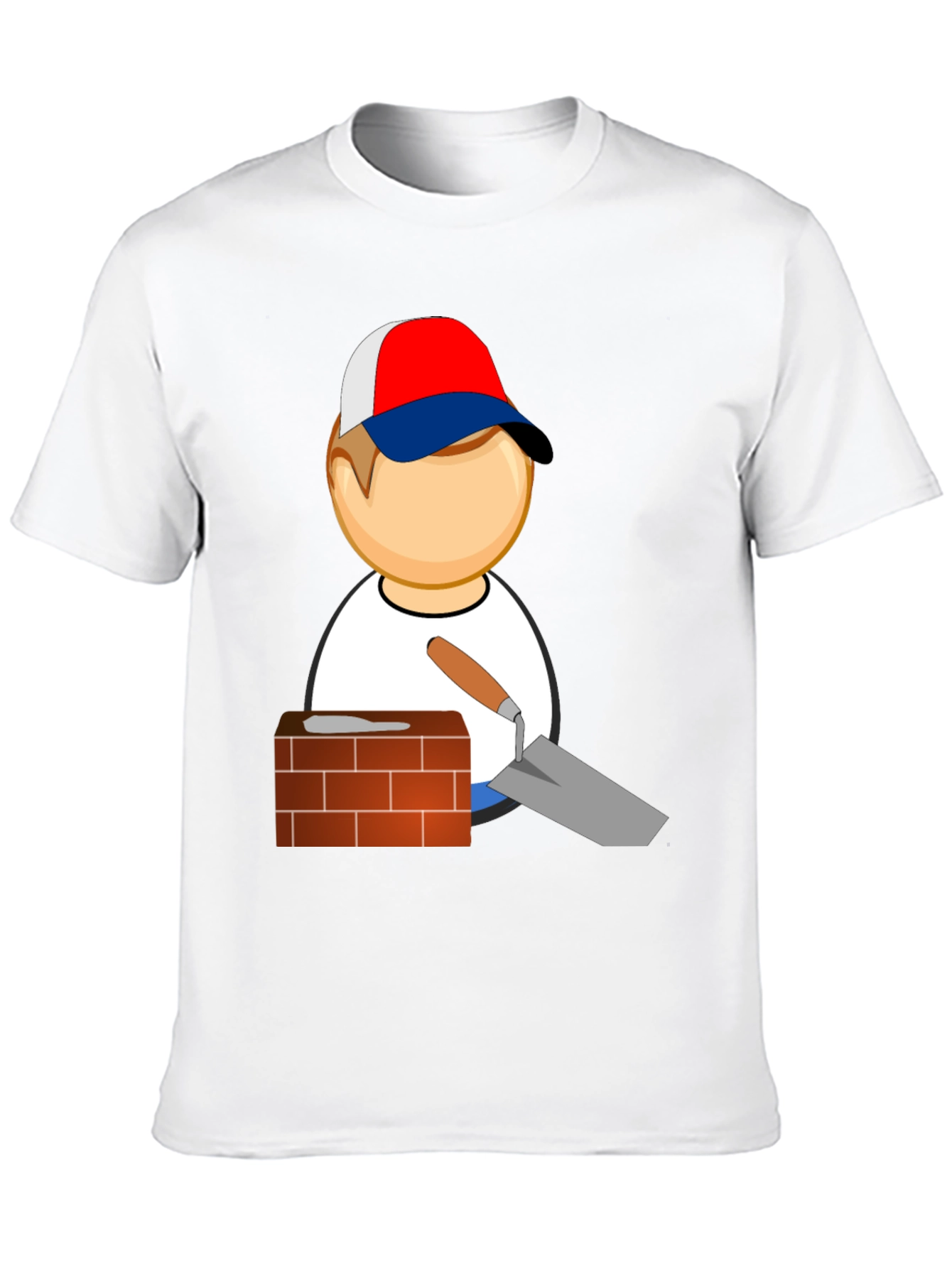 Camiseta Negra con Diseño de Constructor