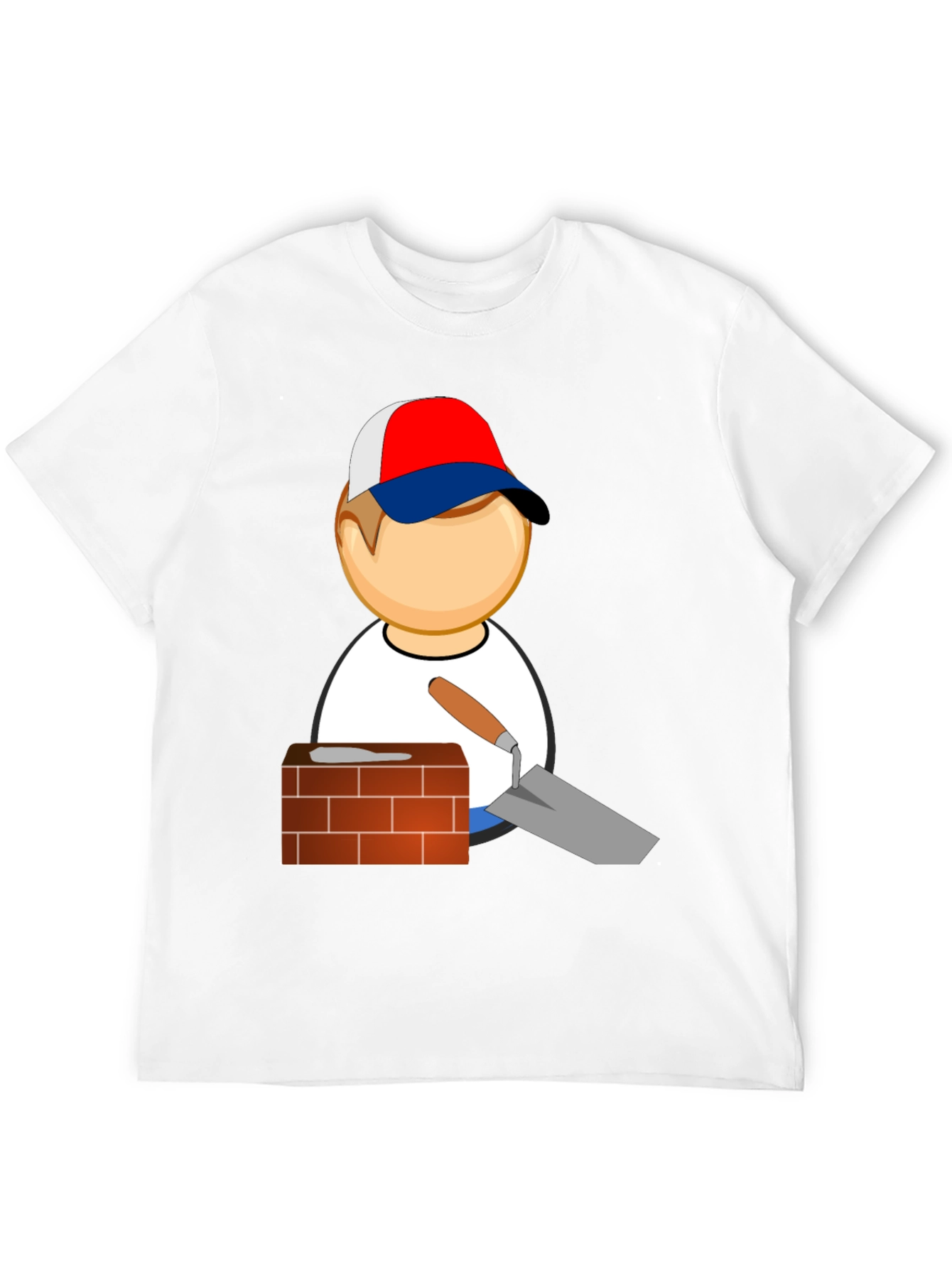 Camiseta Negra con Diseño de Constructor