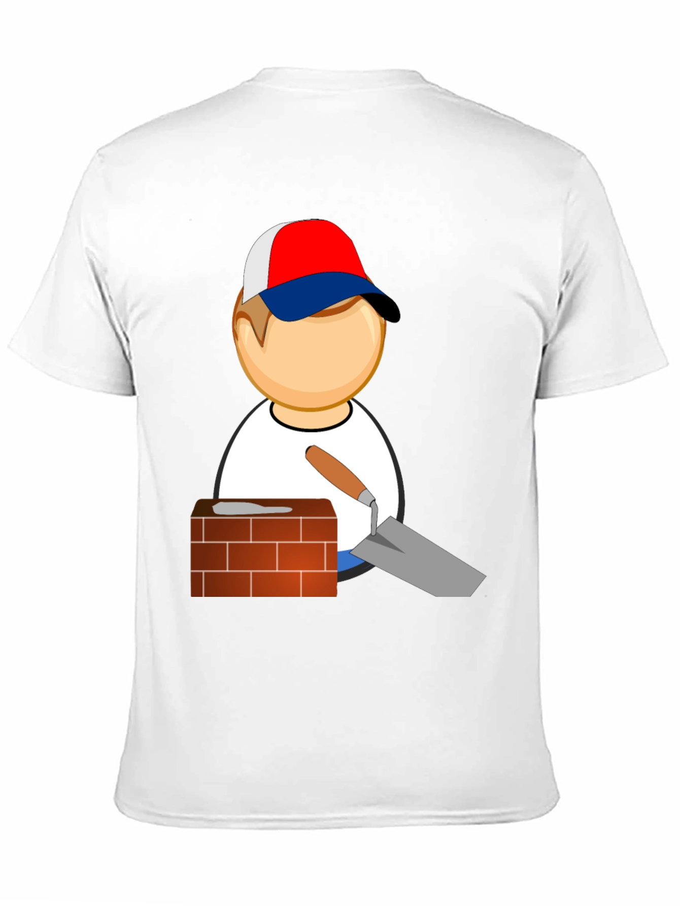 Camiseta Negra con Diseño de Constructor