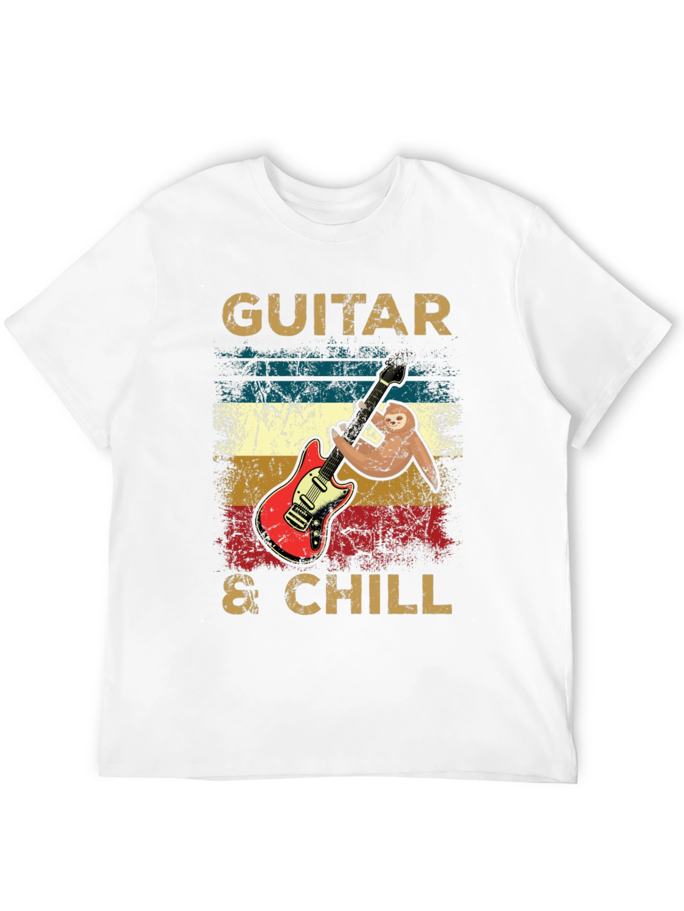 Camiseta Guitarra & Chill Algodón Suave