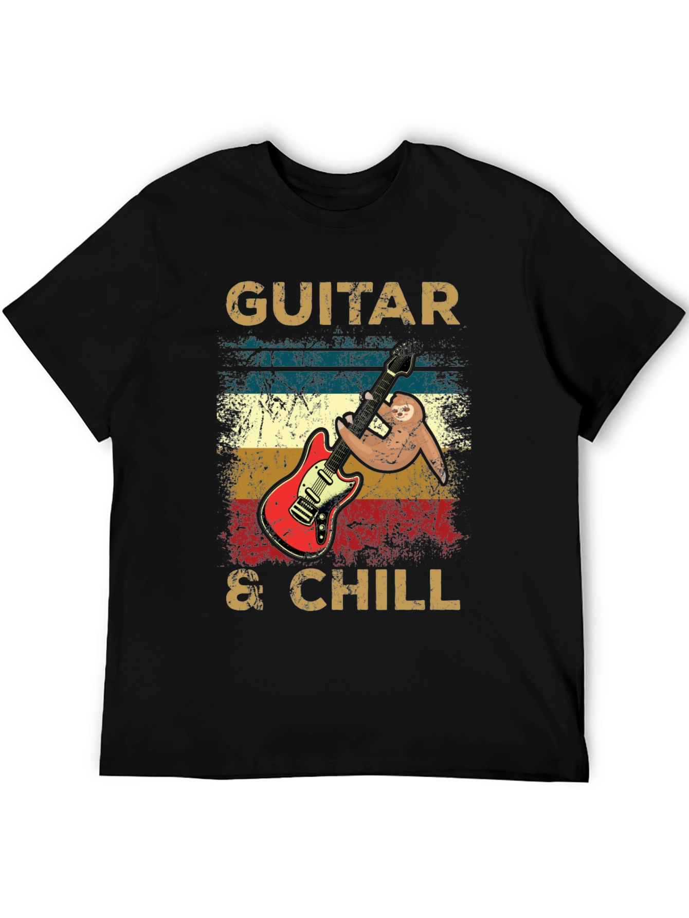 Camiseta Guitarra & Chill Algodón Suave