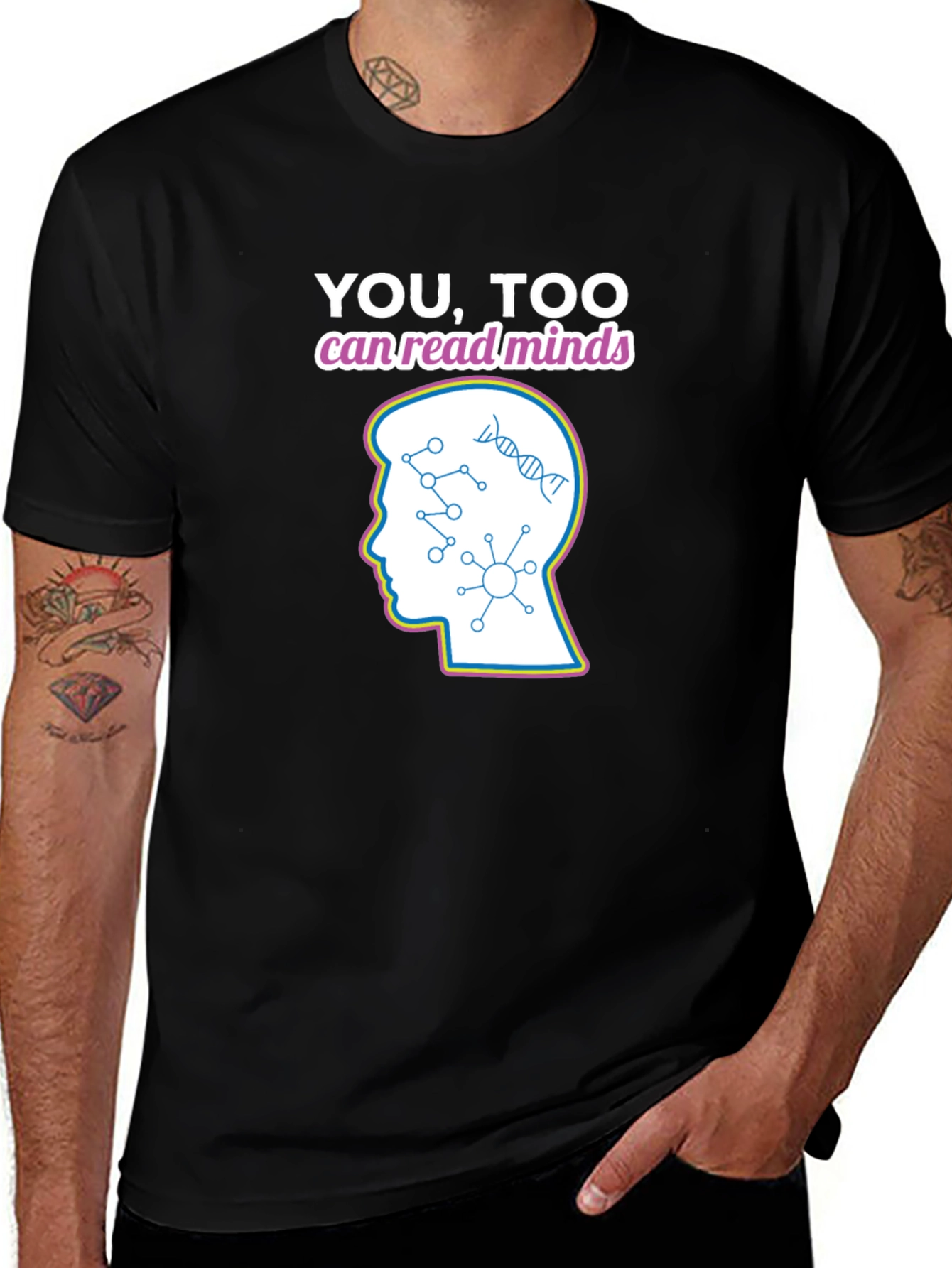 Camiseta Negra: Tú También Puedes Leer Mentes