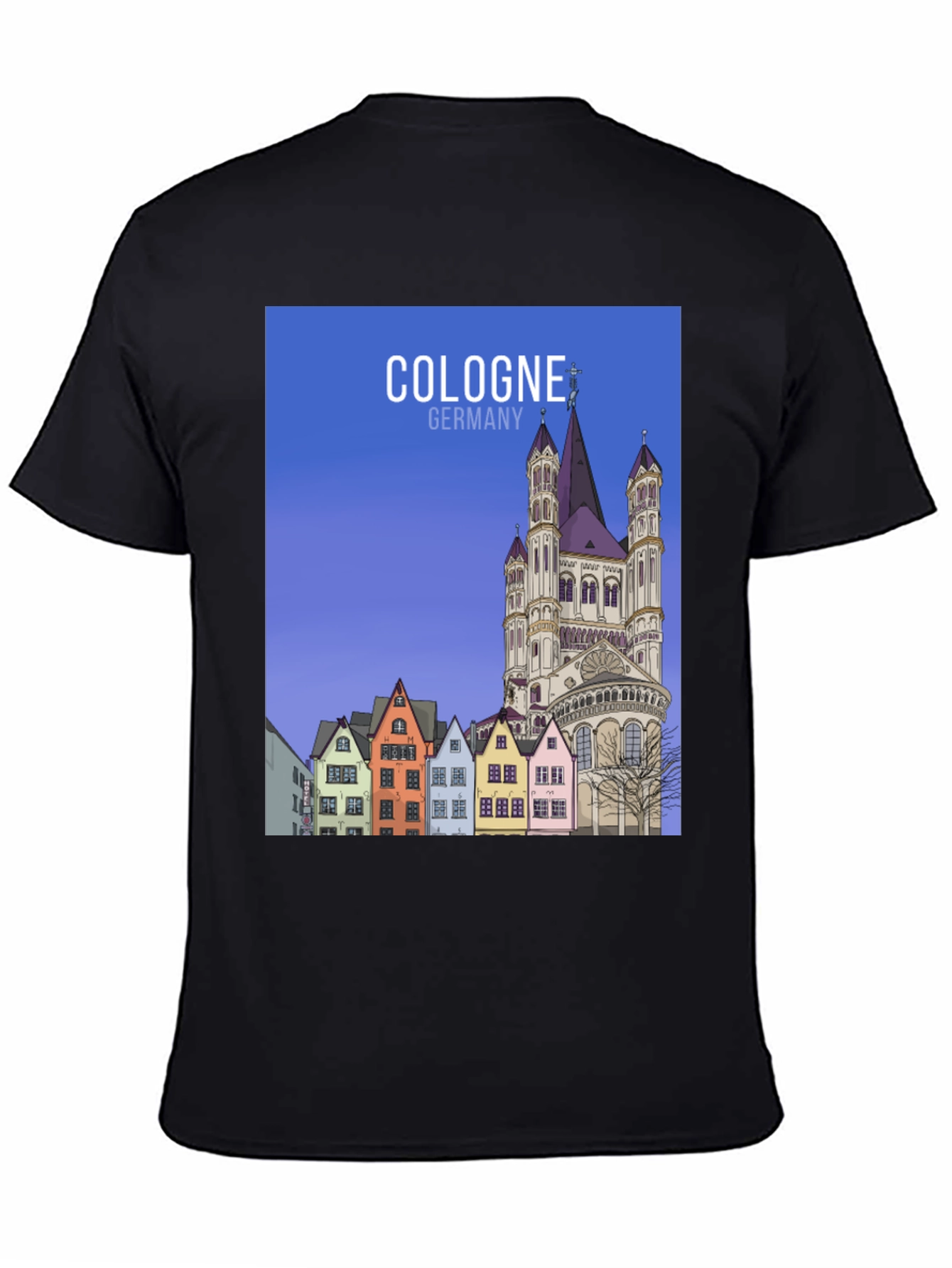 Camiseta Negra Cologne Alemania