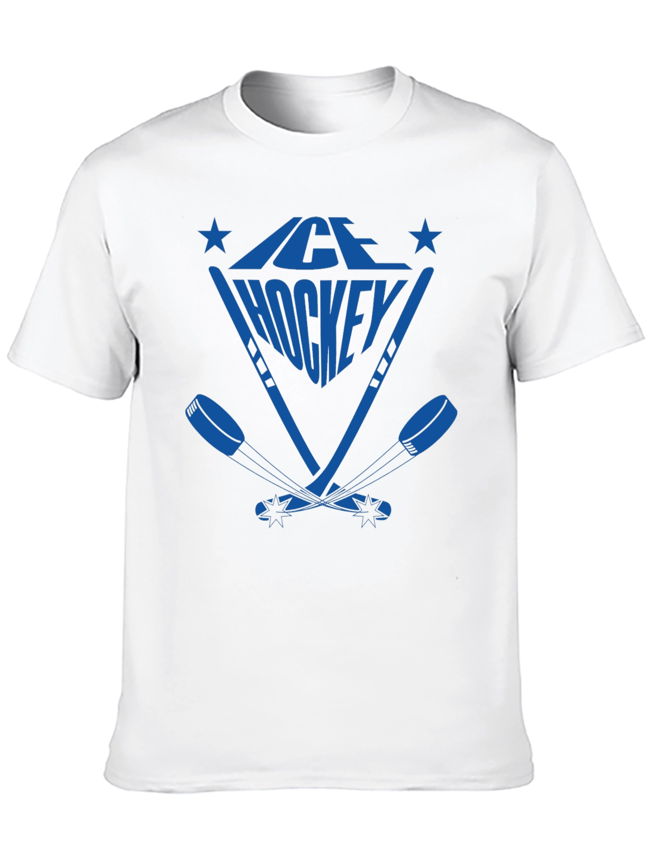 Camiseta Negra Hockey sobre Hielo