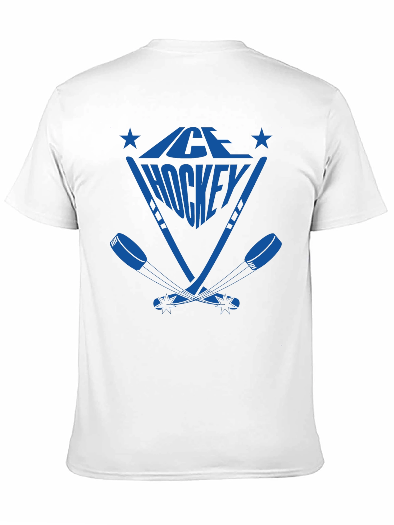 Camiseta Negra Hockey sobre Hielo