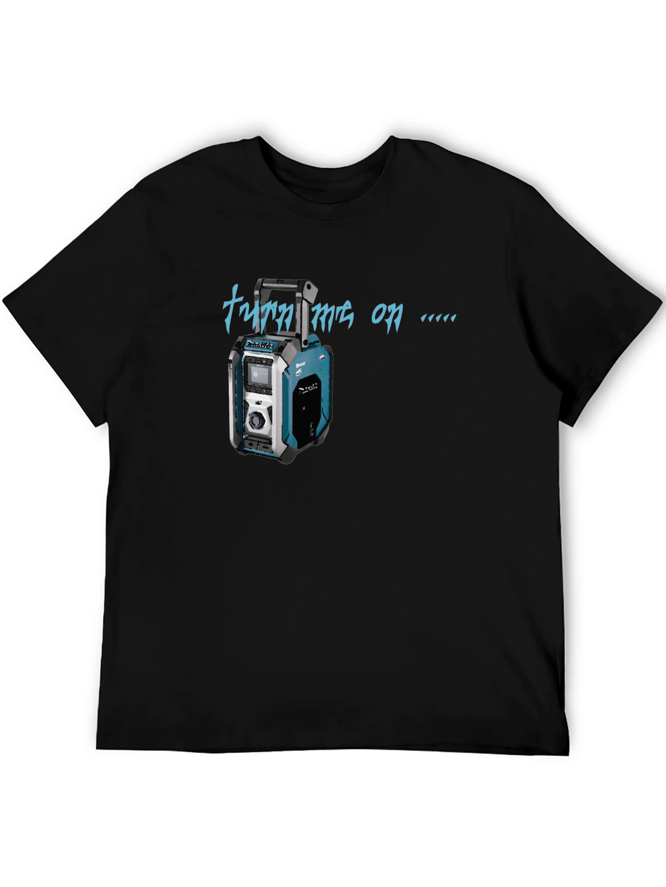 Camiseta Negra Turn me on