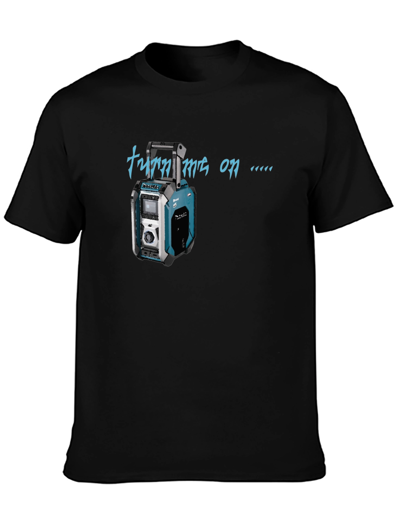 Camiseta Negra Turn me on