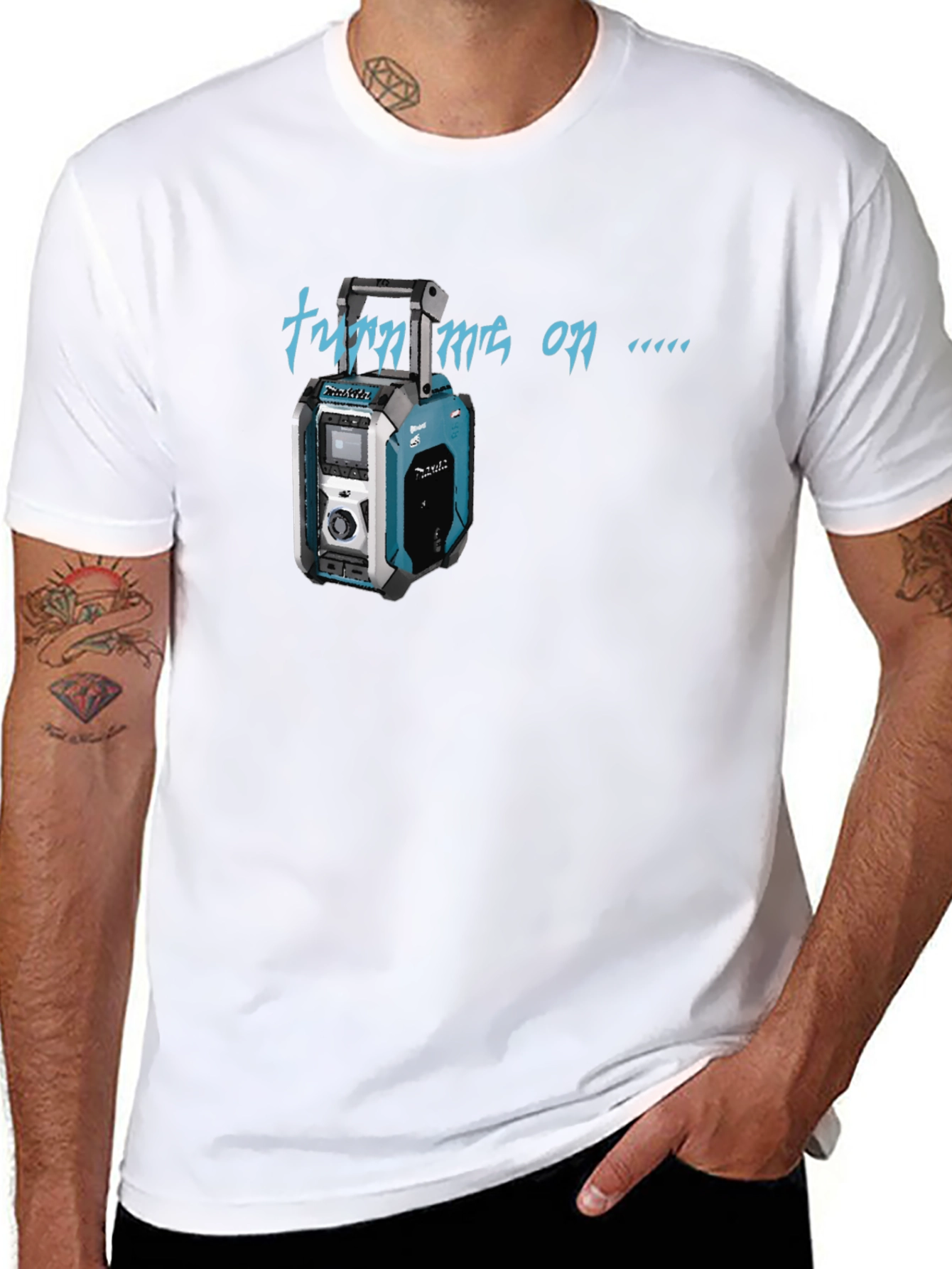 Camiseta Negra Turn me on