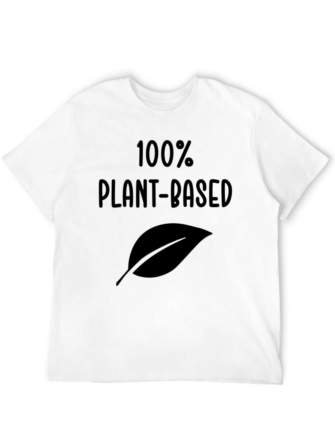 Camiseta Negra 100% Plant-Based Vegan