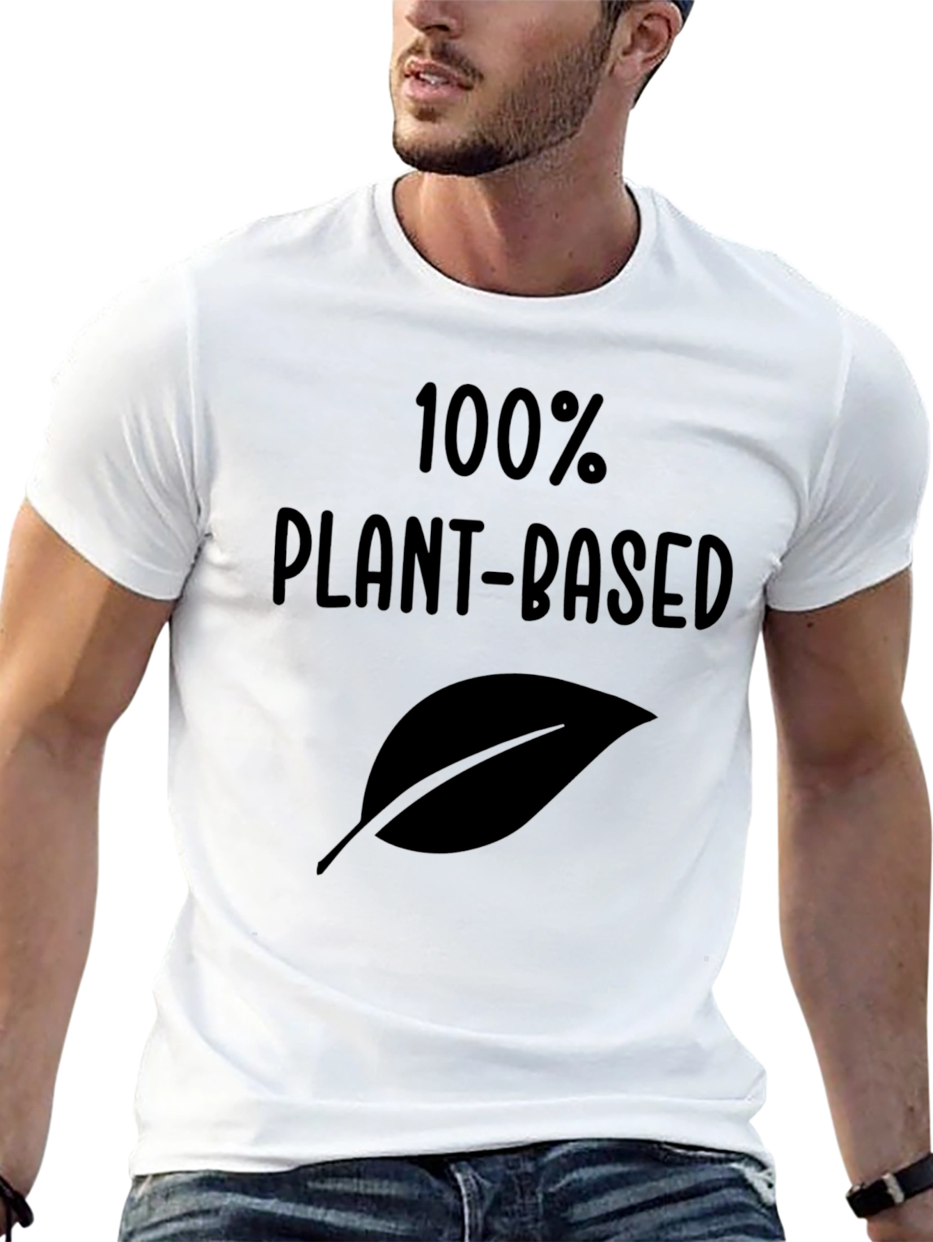 Camiseta Negra 100% Plant-Based Vegan