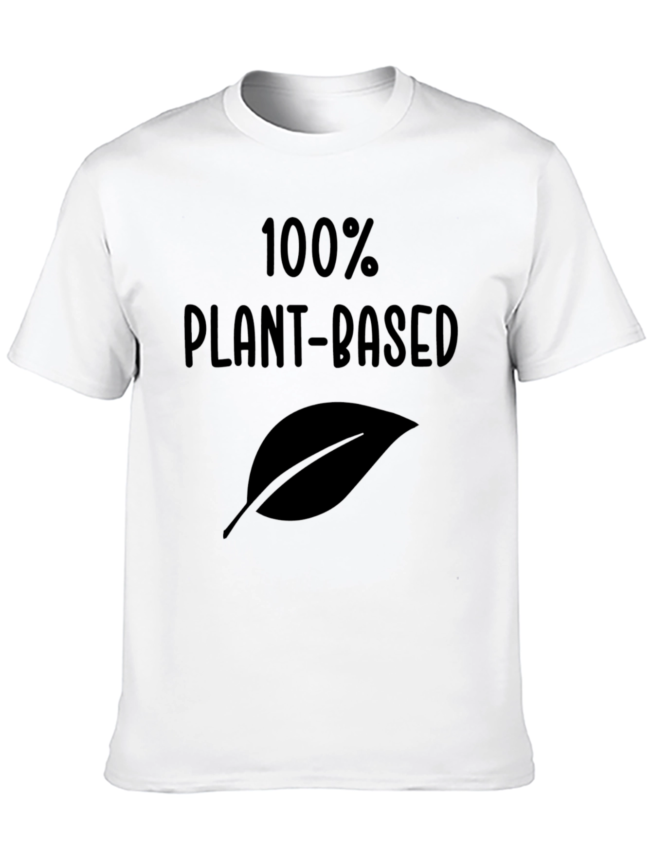 Camiseta Negra 100% Plant-Based Vegan