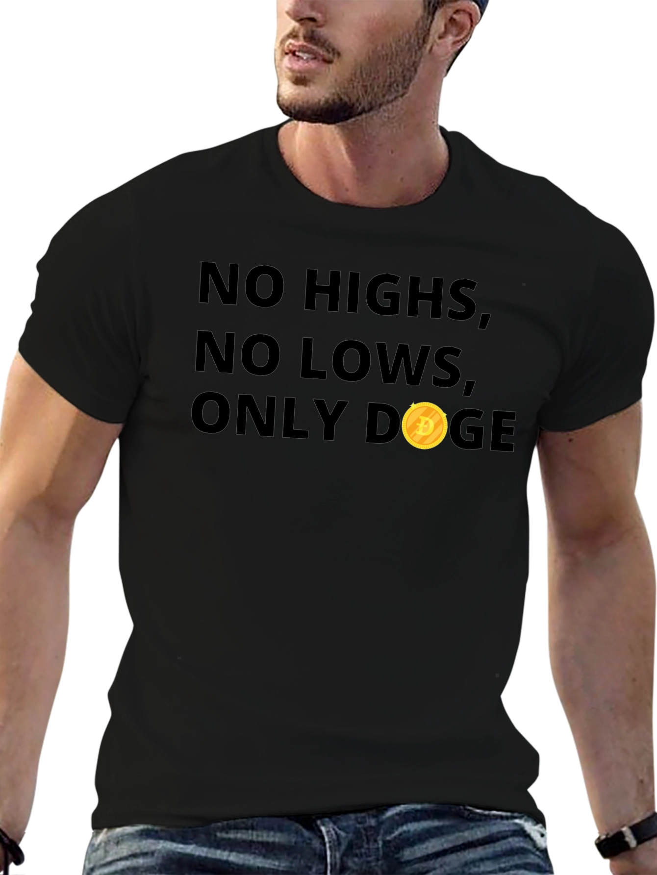 Camiseta Doge: Sin Altos Sin Bajos Solo Doge