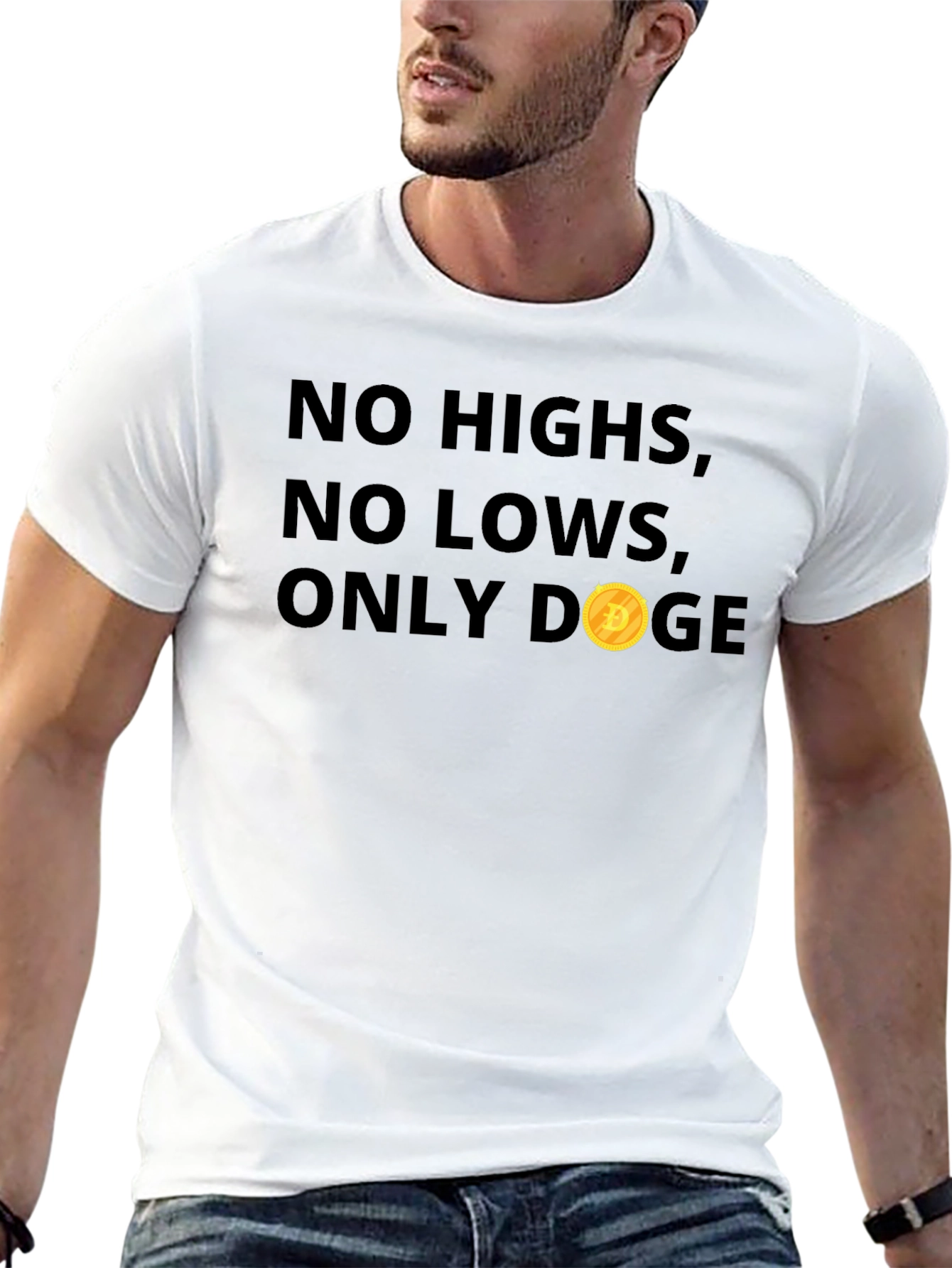 Camiseta Doge: Sin Altos Sin Bajos Solo Doge