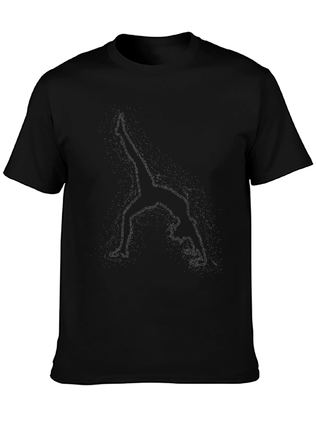 Camiseta Negra Casual de Hombre - Algodón Cómodo