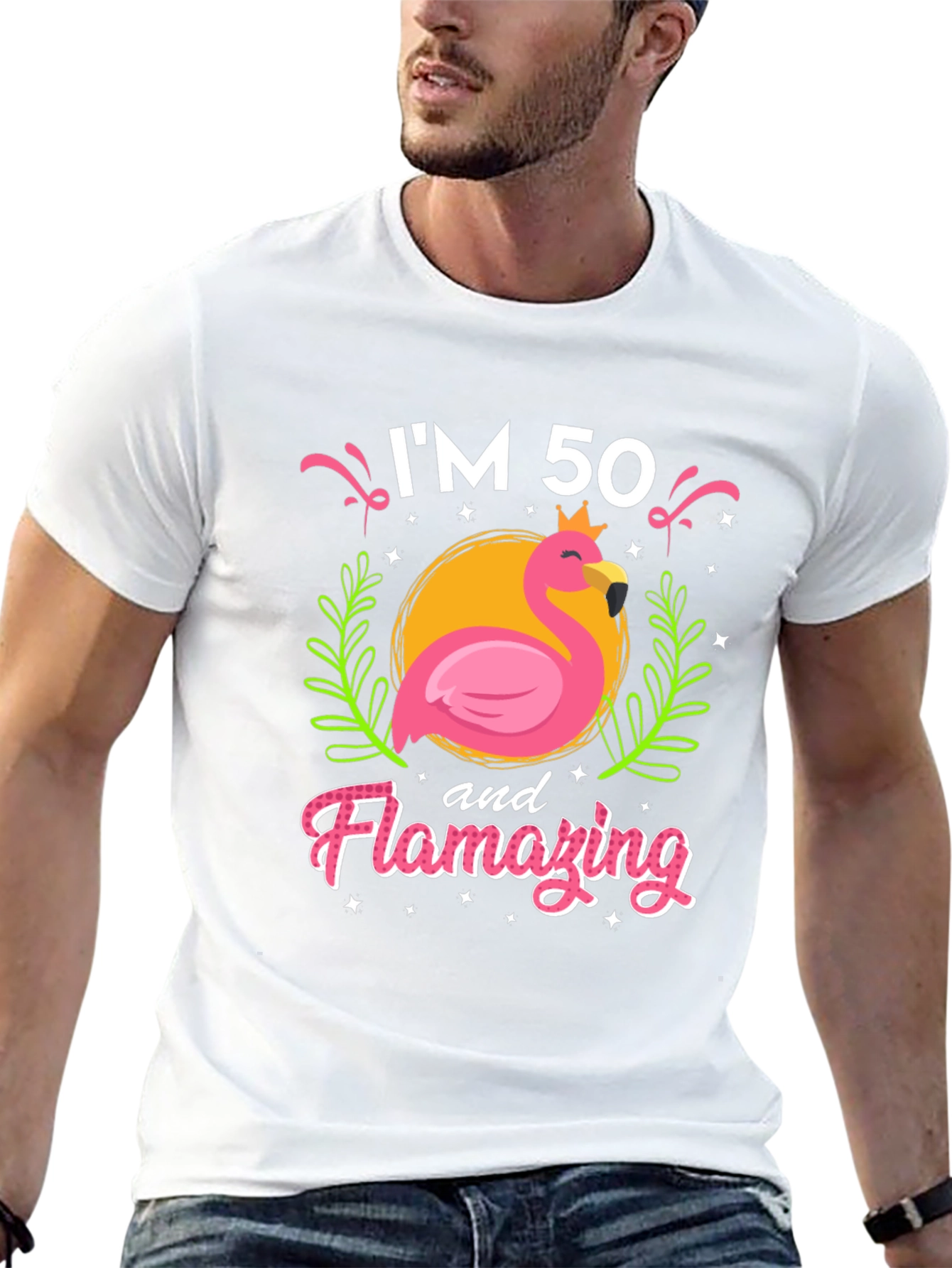 Camiseta Im 50 and Flamazing